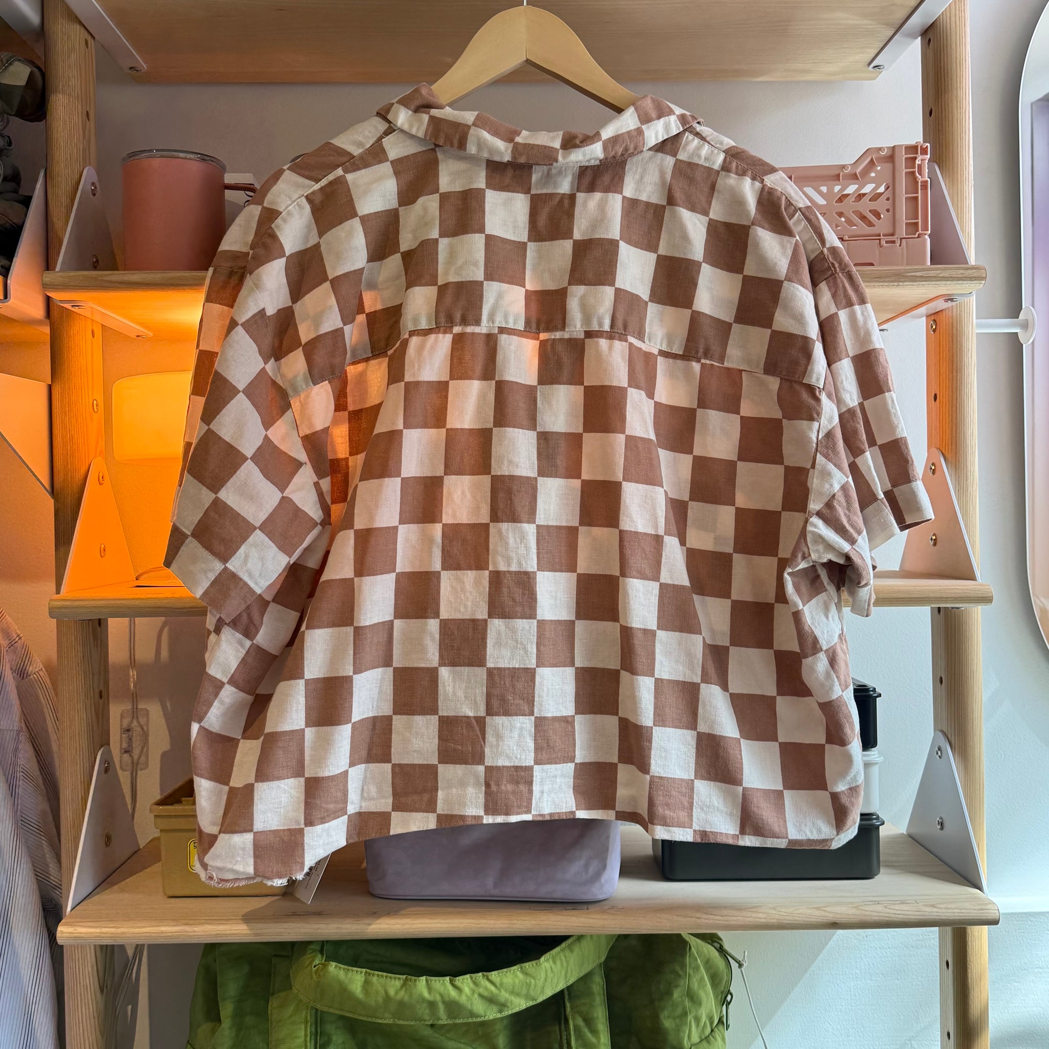 Checker Button Up | XL