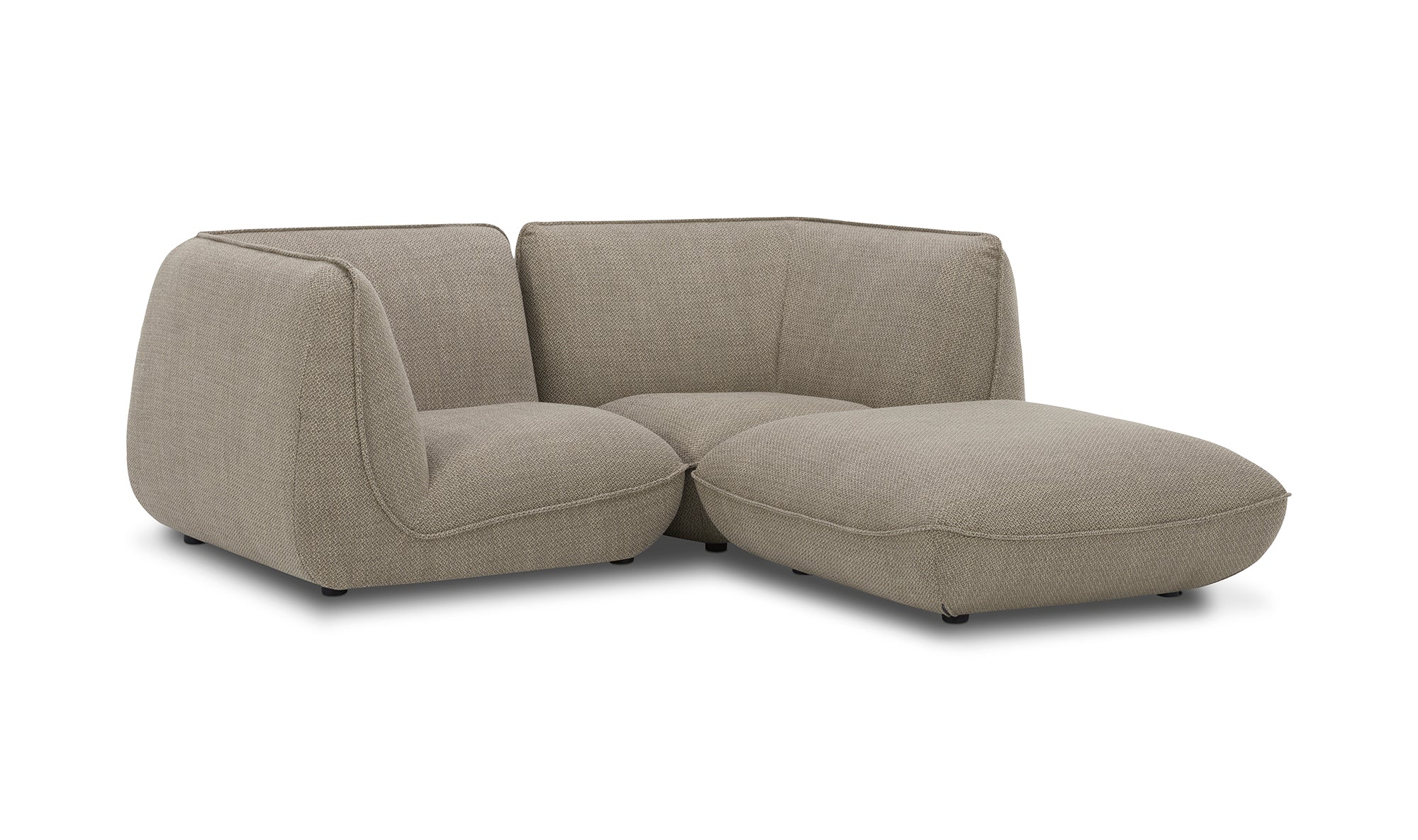 Zeppelin Modular Sectional - Speckled Pumice