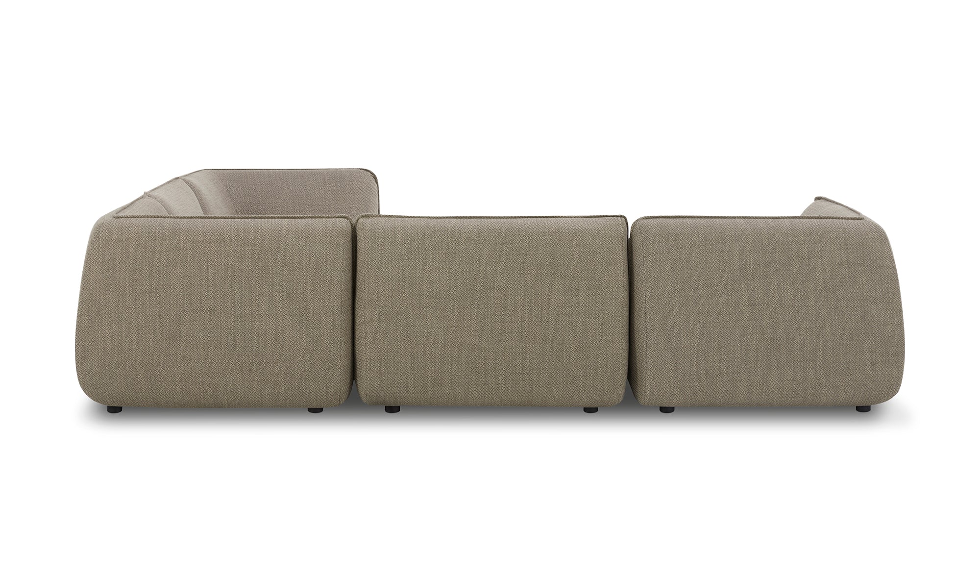 Zeppelin Modular Sectional - Speckled Pumice