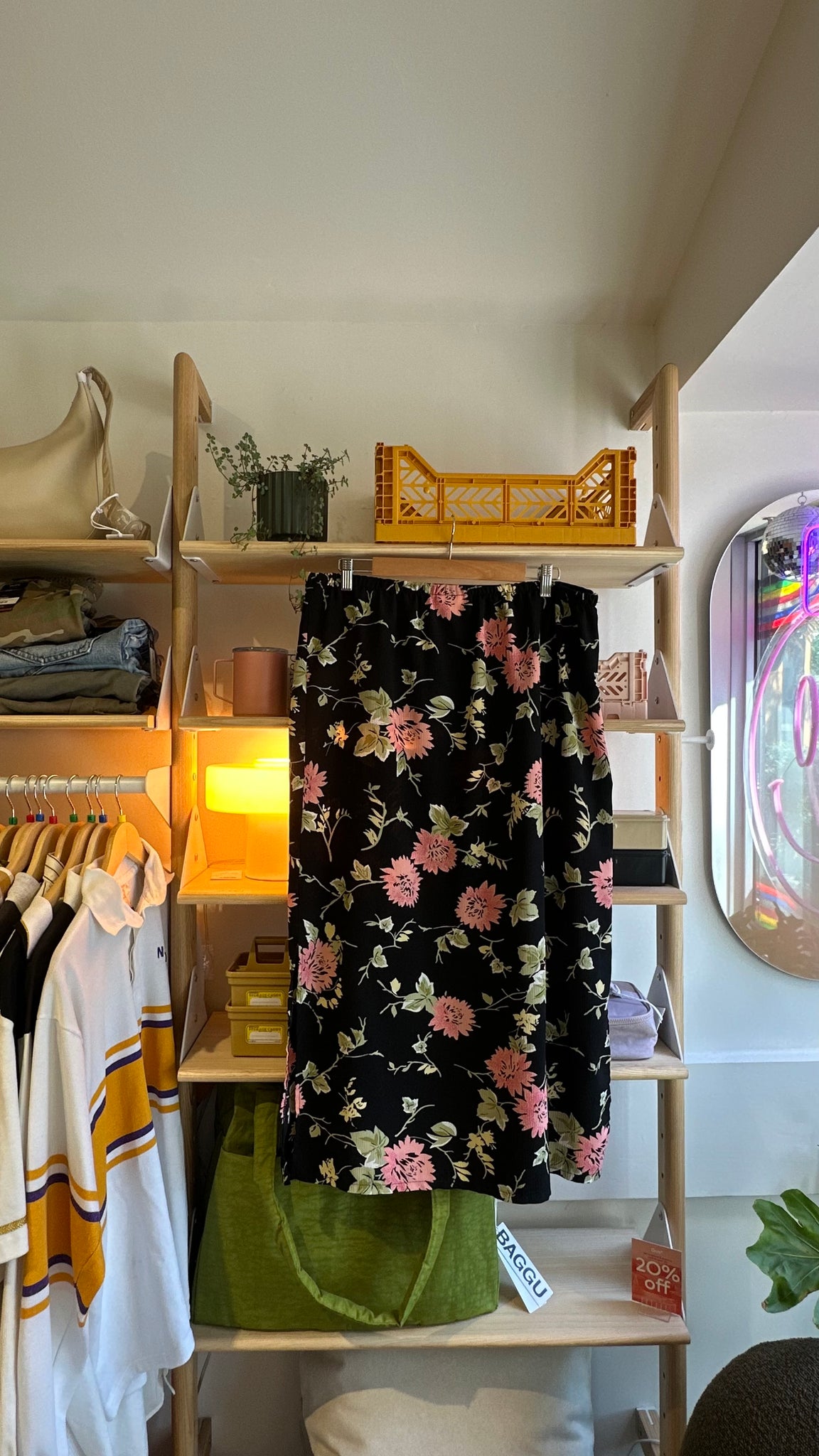 Pink Floral Skirt | 34