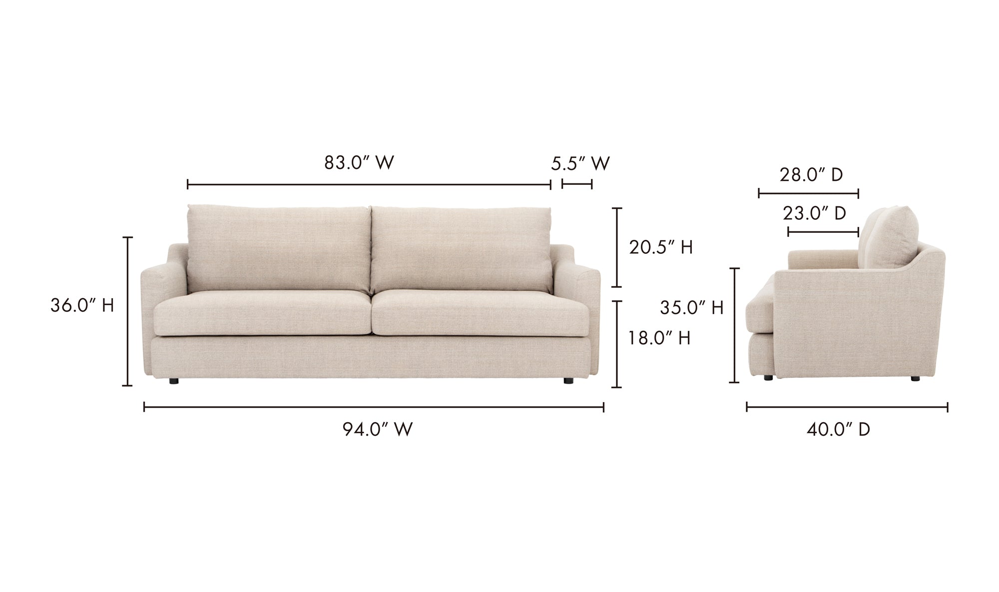 Alvin Sofa Tan