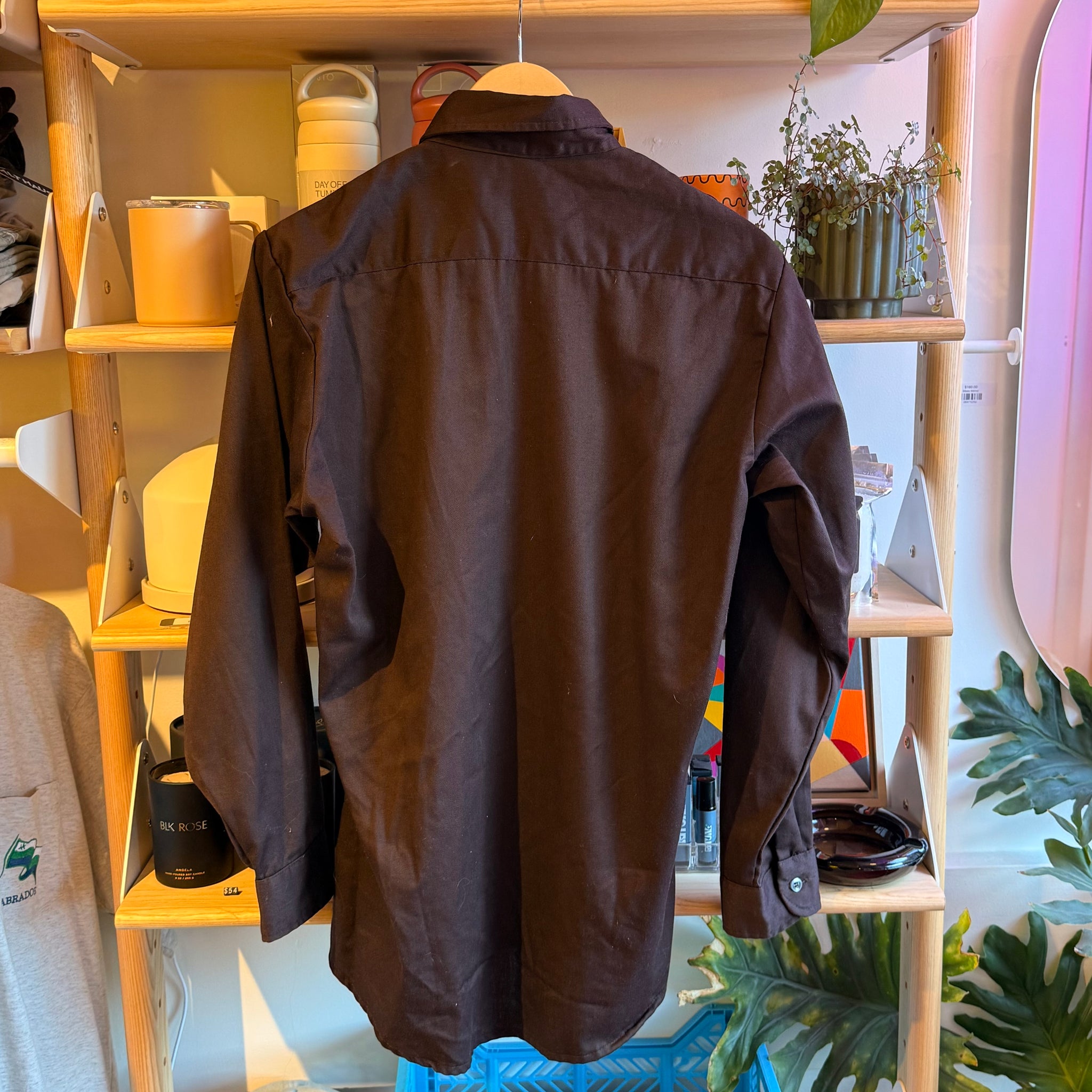 Sears Brown Button Up | M