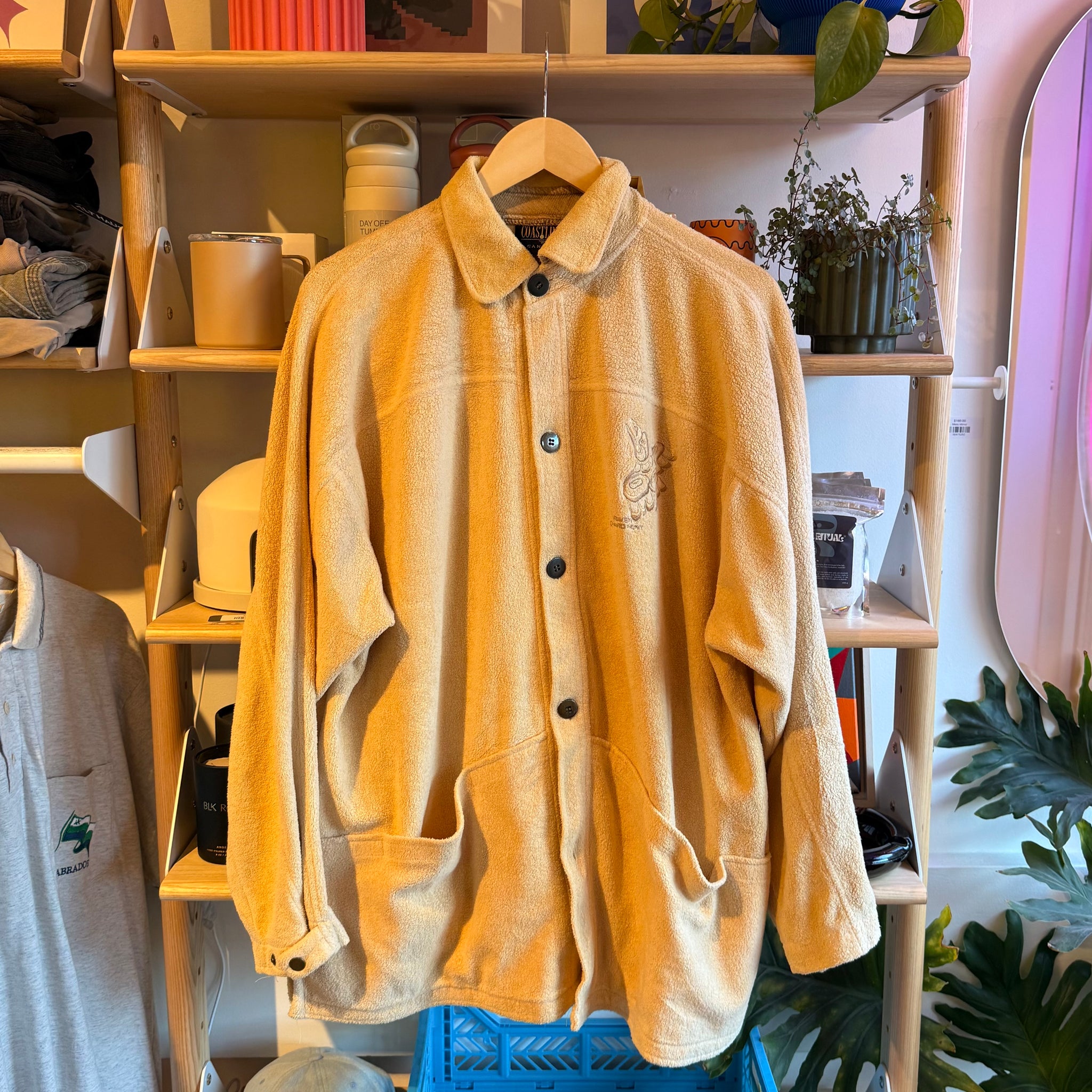Butter Yellow Raven Button Up | 2XL