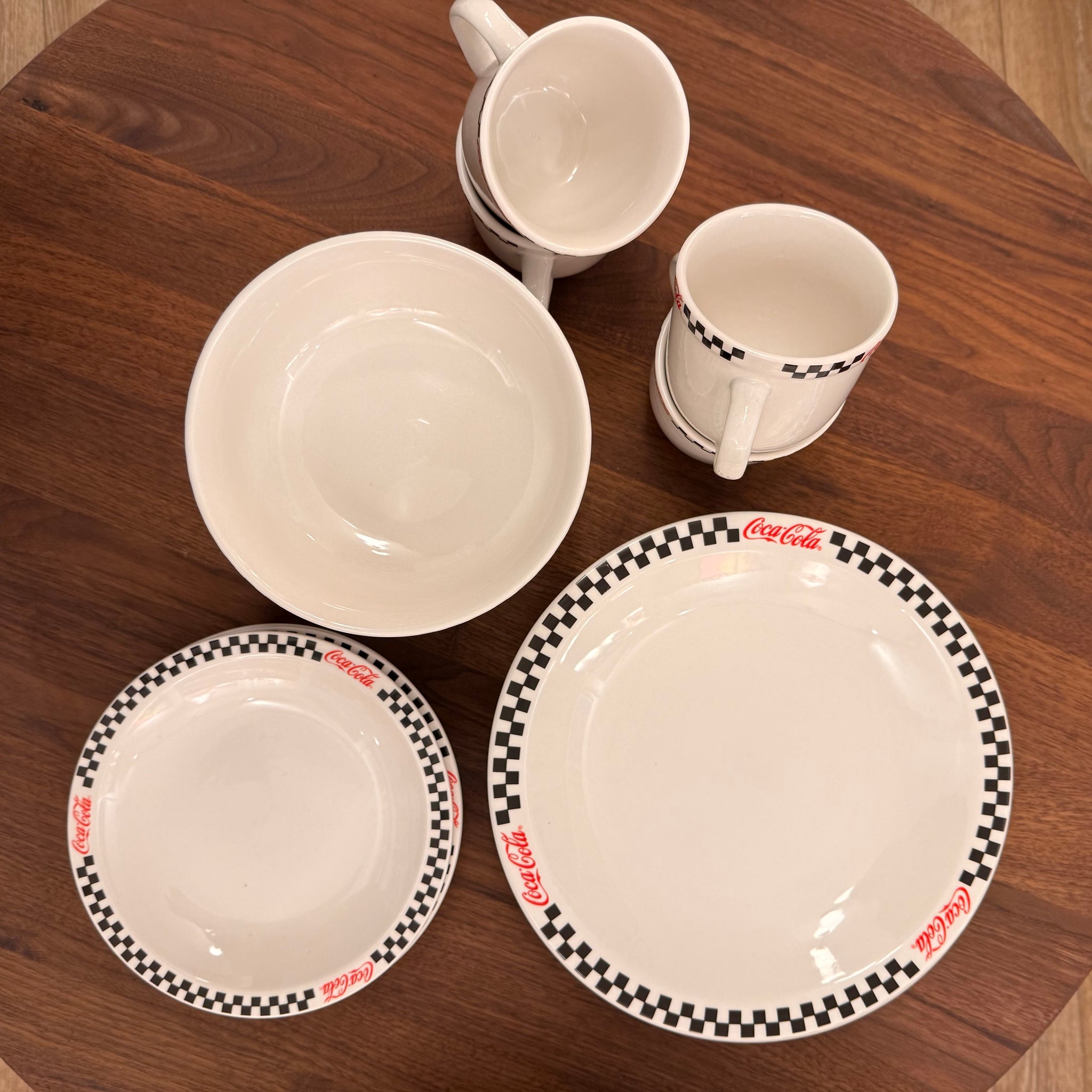 Gibson Coca Cola Dinnerware | Set of 16