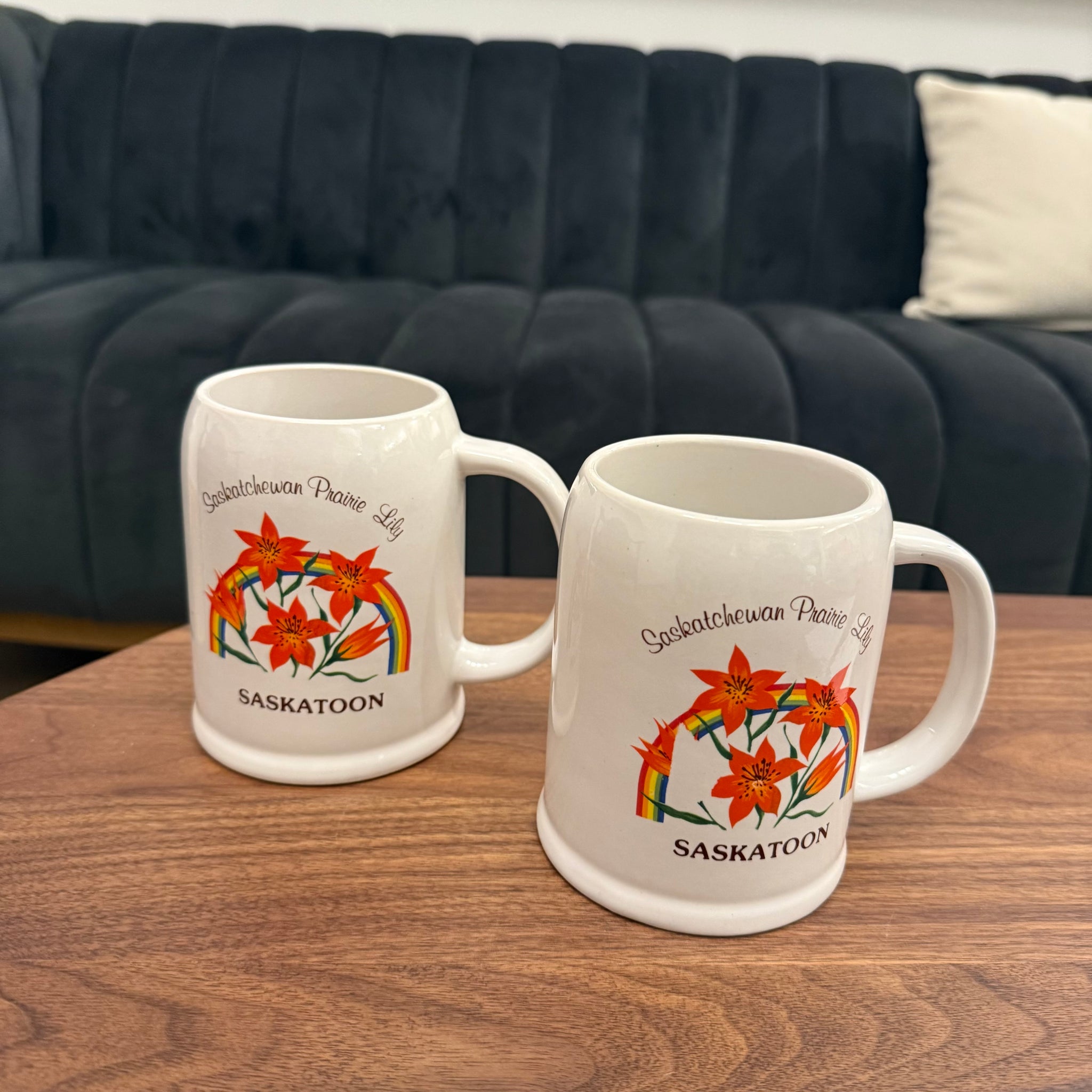 Prairie Lily Mugs | Set of 2