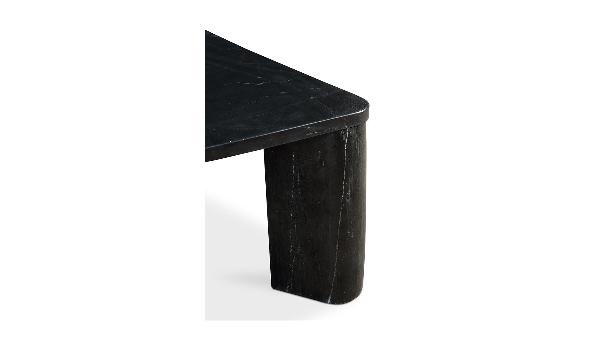 Segment Coffee Table- Black Marble