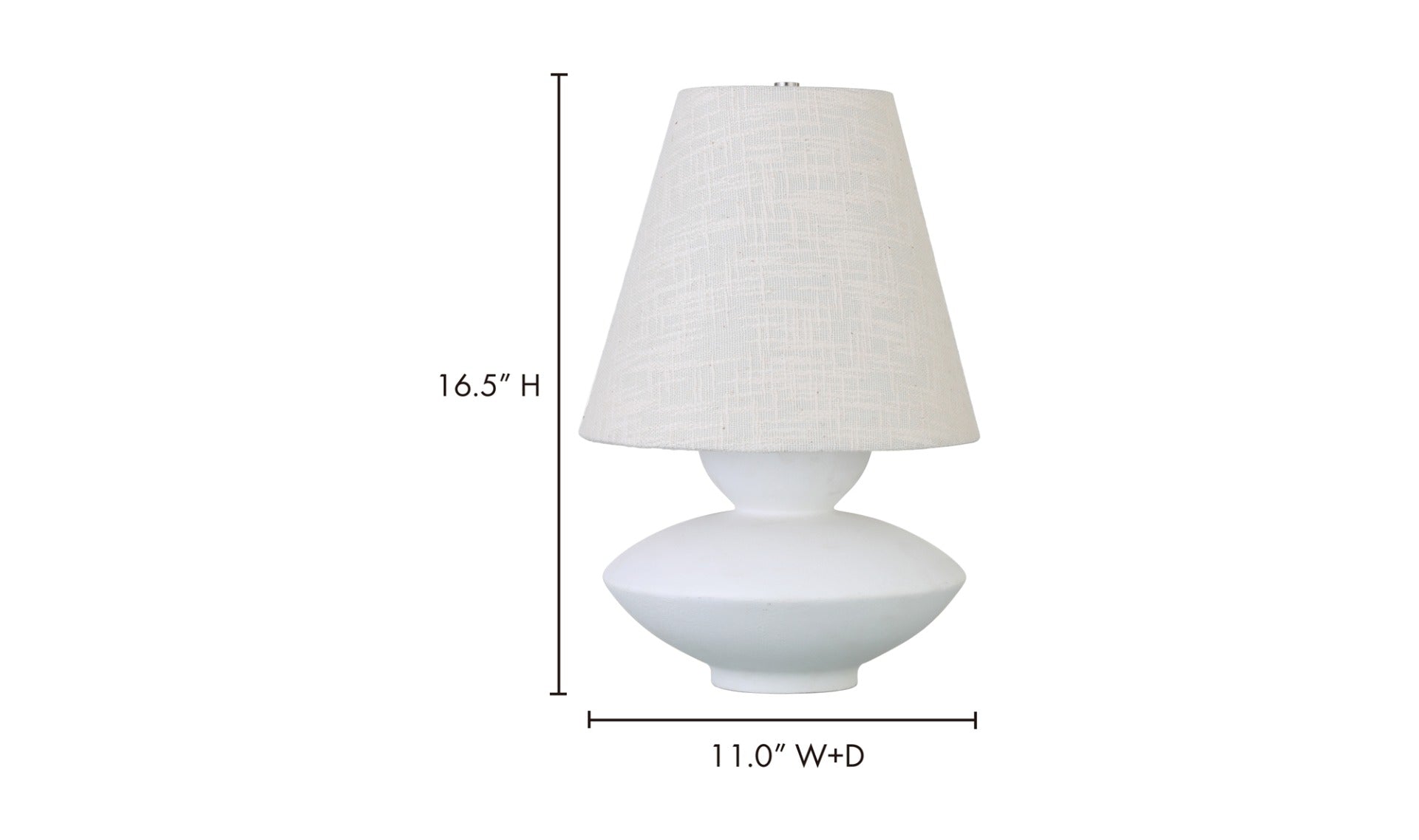 Dell Table Lamp- White