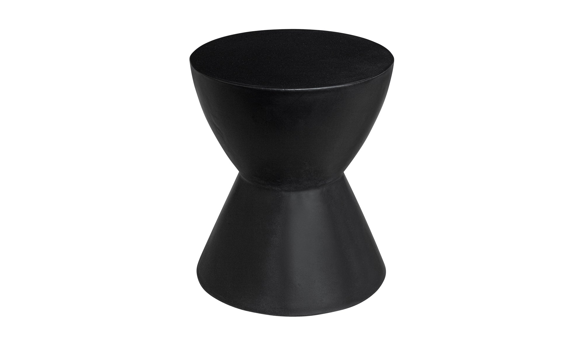 Hourglass Stool- Black