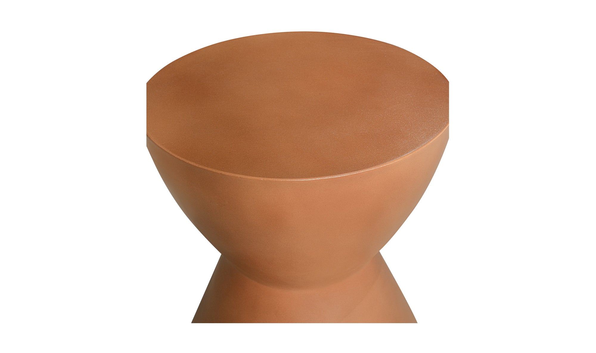 Hourglass Stool- Terracotta