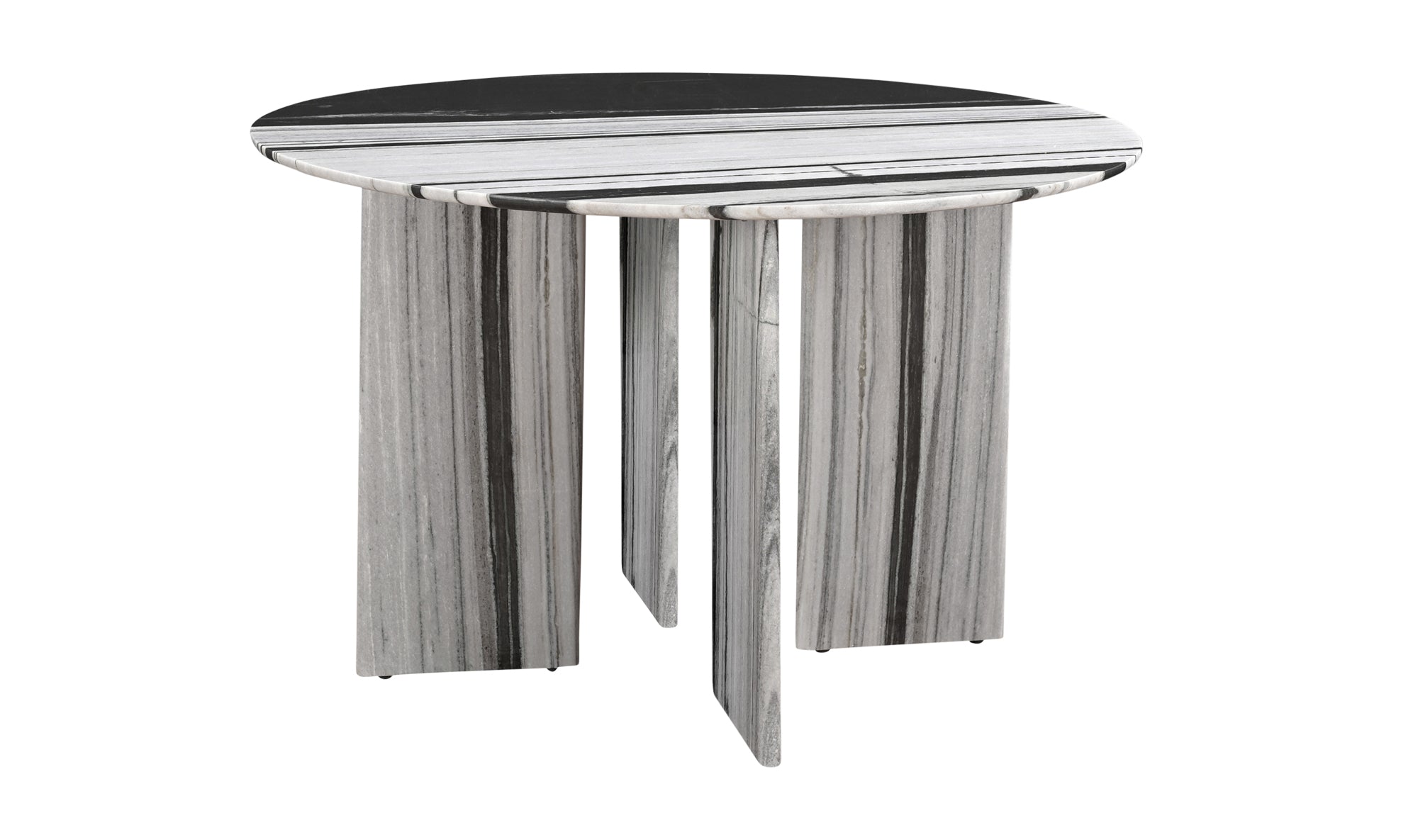 Celia Panda Marble Round Dining Table