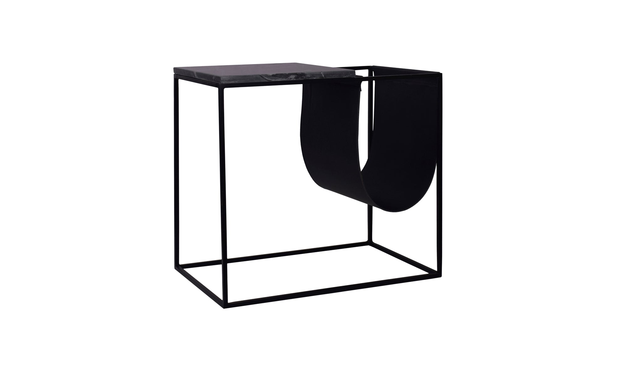 Cave Magazine Rack- Black