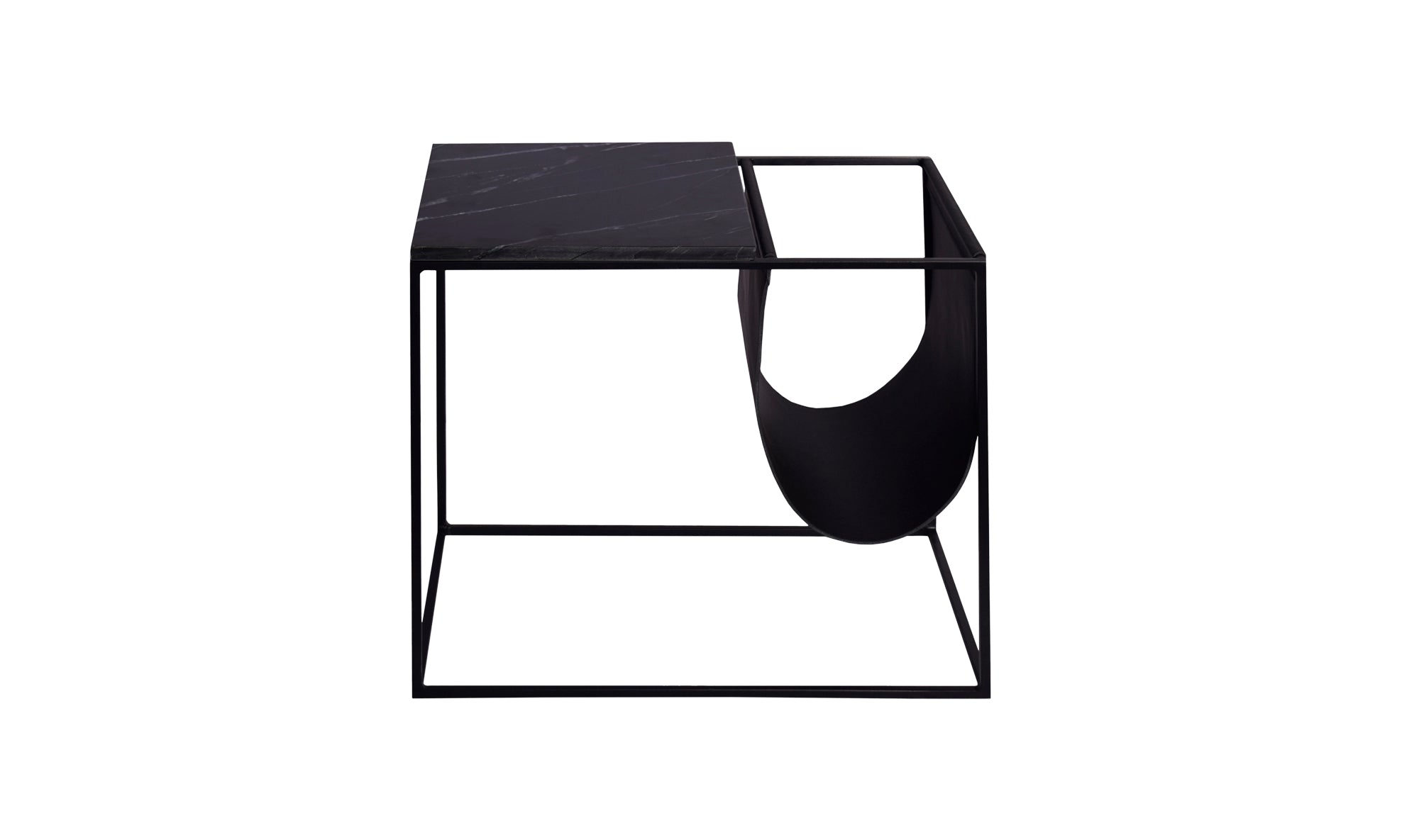 Cave Magazine Rack- Black