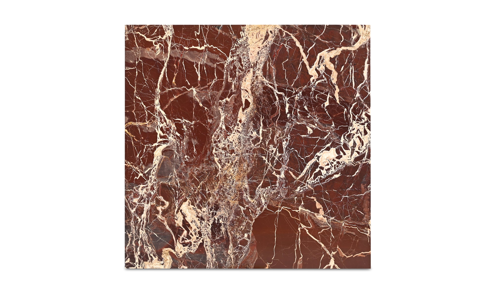 Rosa Accent Table | Rosso Levanto Marble