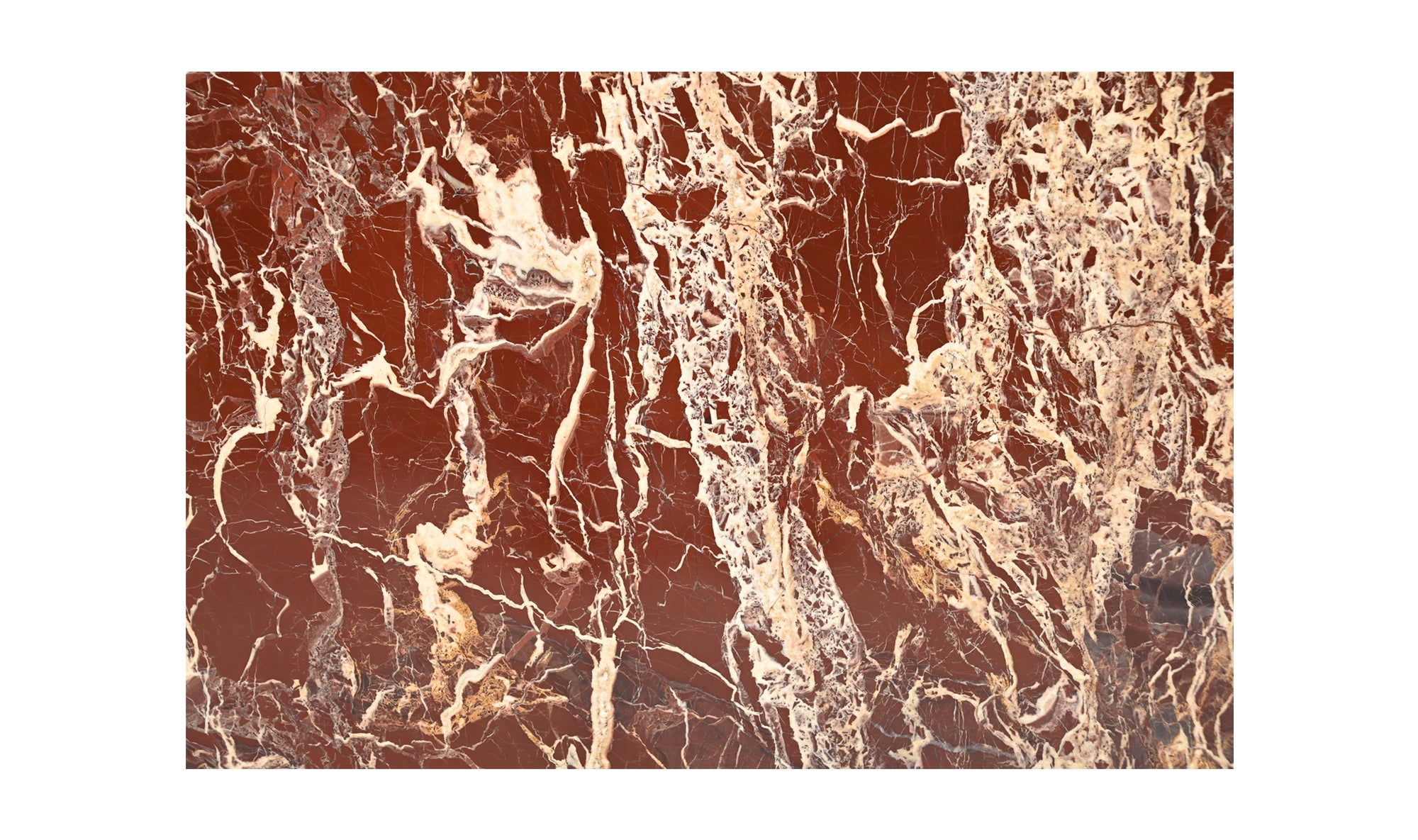 Rosa Accent Table | Rosso Levanto Marble