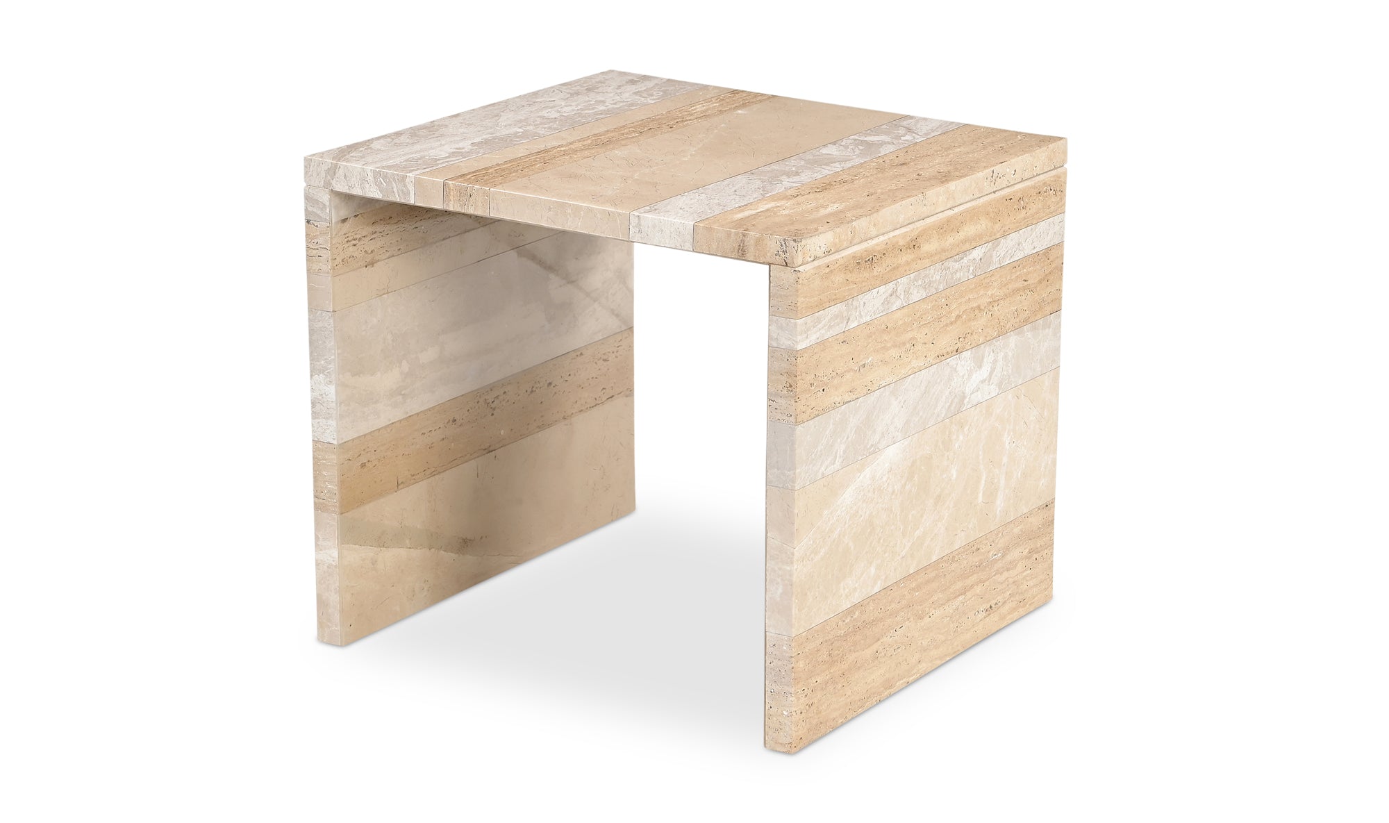 Rosa Accent Table | Mixed Marble – Alt Haus Interior Design