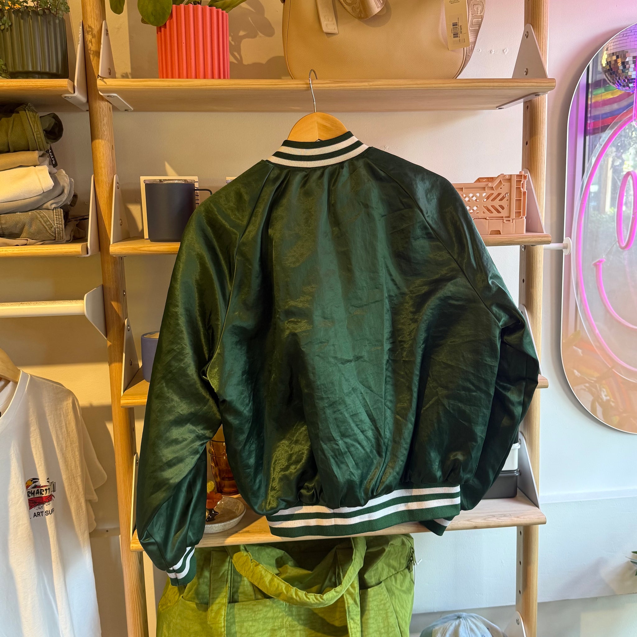 Green Varsity Jacket | M