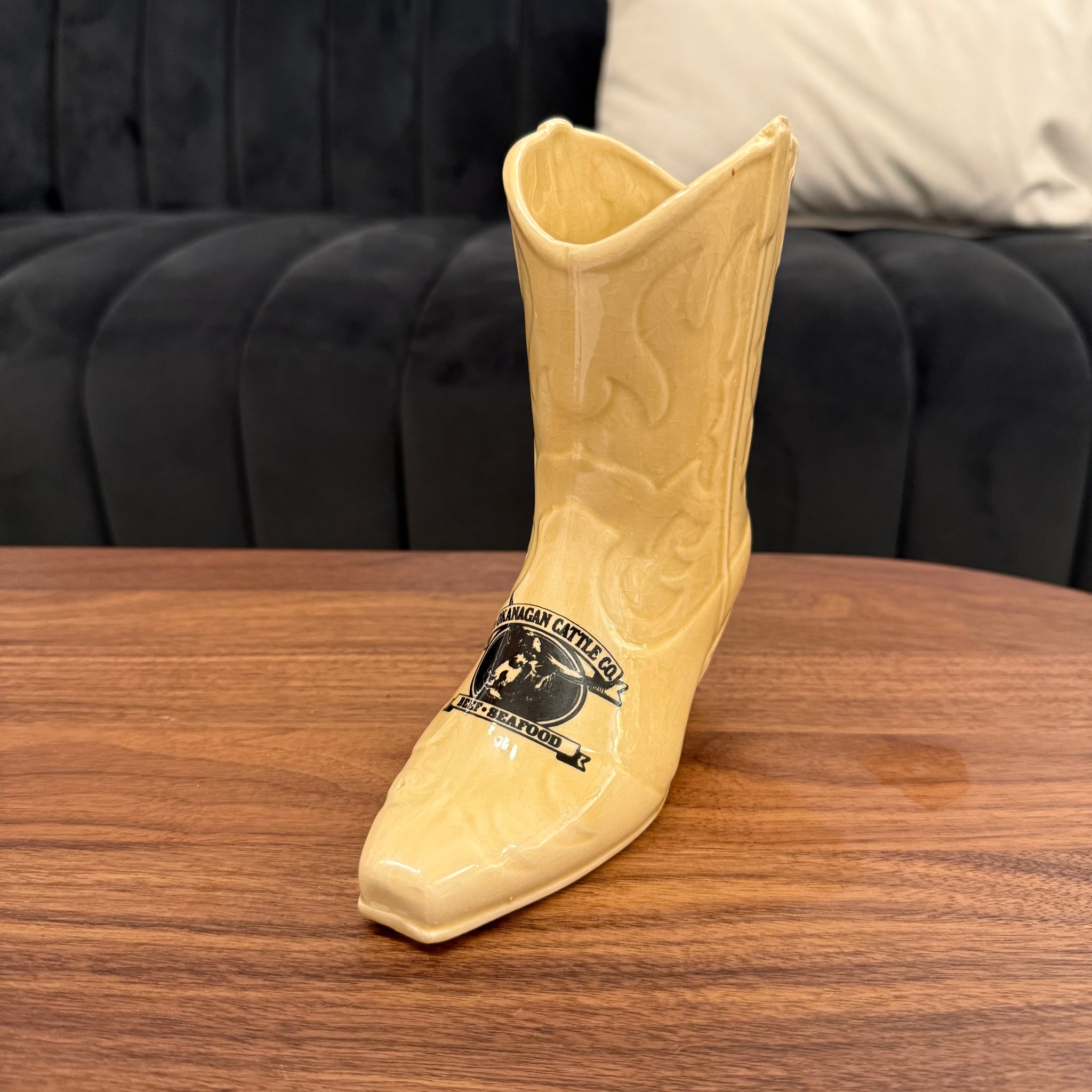 Cowboy Boot Vase