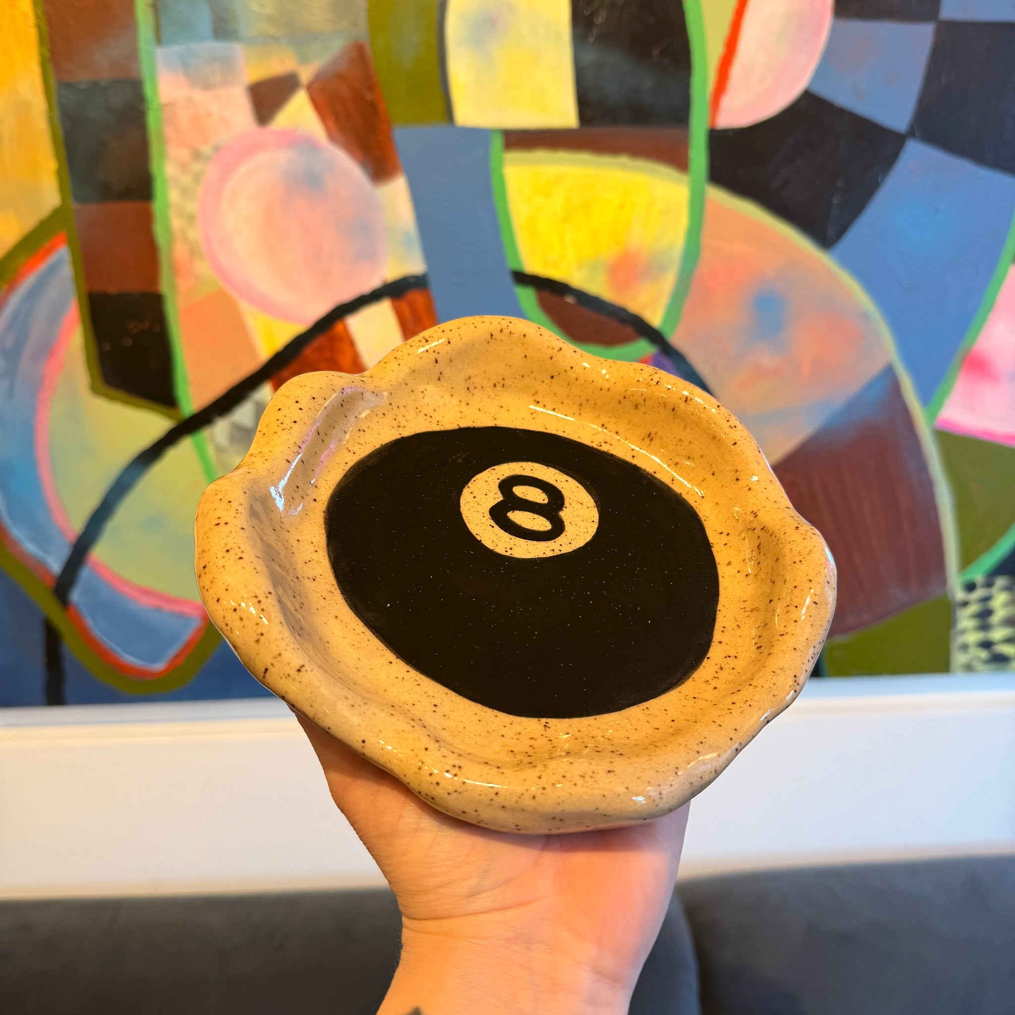 Large 8-Ball Blob Bowl | Lucky Lucky