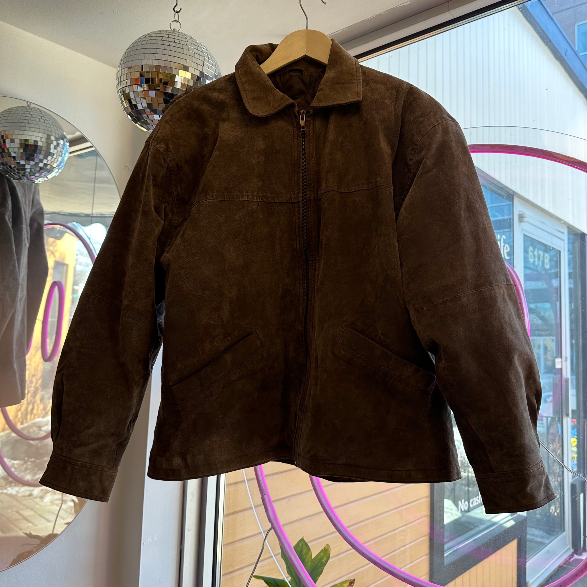 Brown Leather Jacket | S
