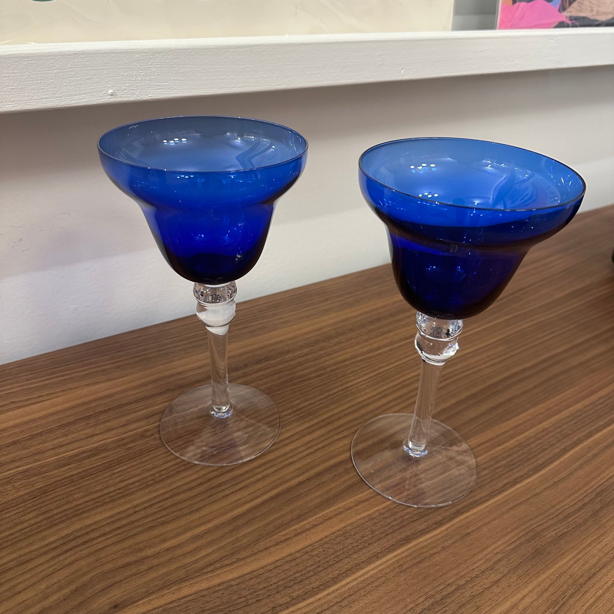 Blue Wine Glasses | Set of 2