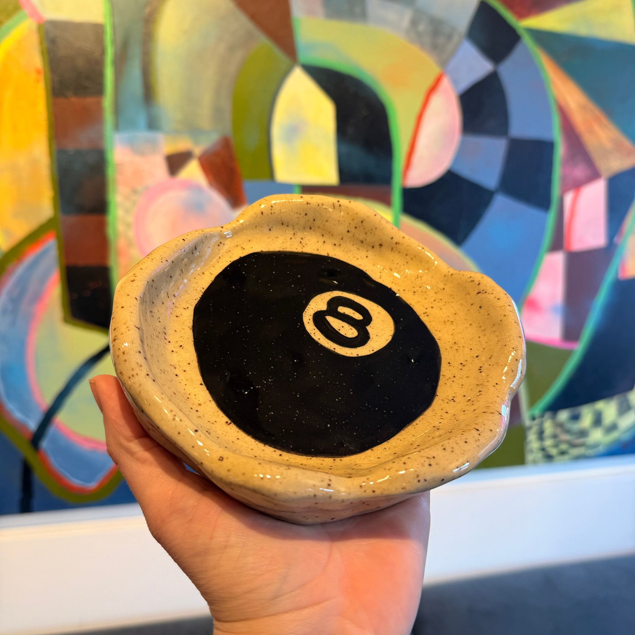 Medium 8-Ball Blob Bowl | Lucky Lucky