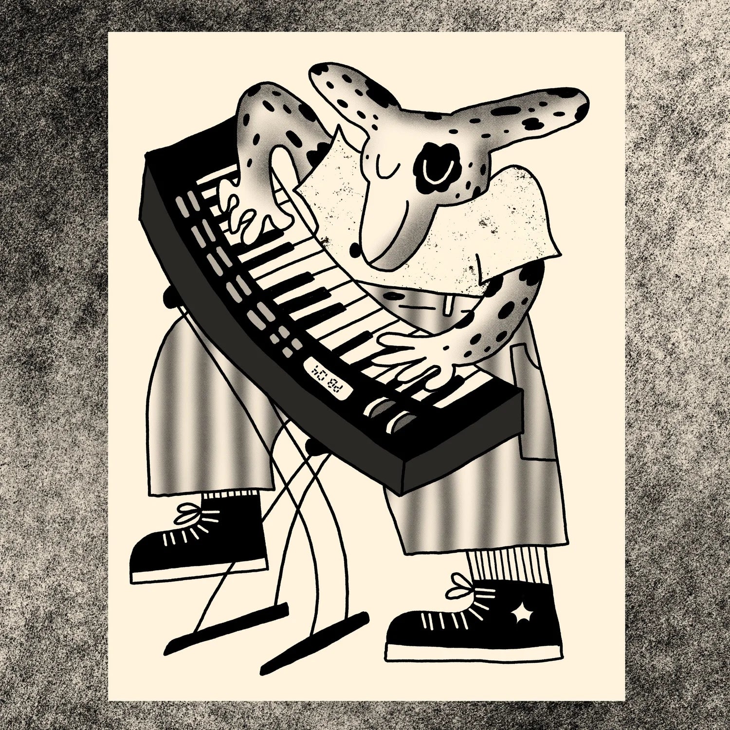 Synth Pup Print | Amery Sandford