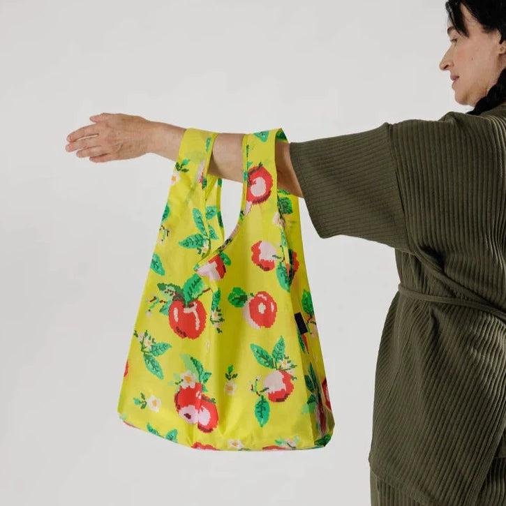 Standard Baggu - Needlepoint Apple