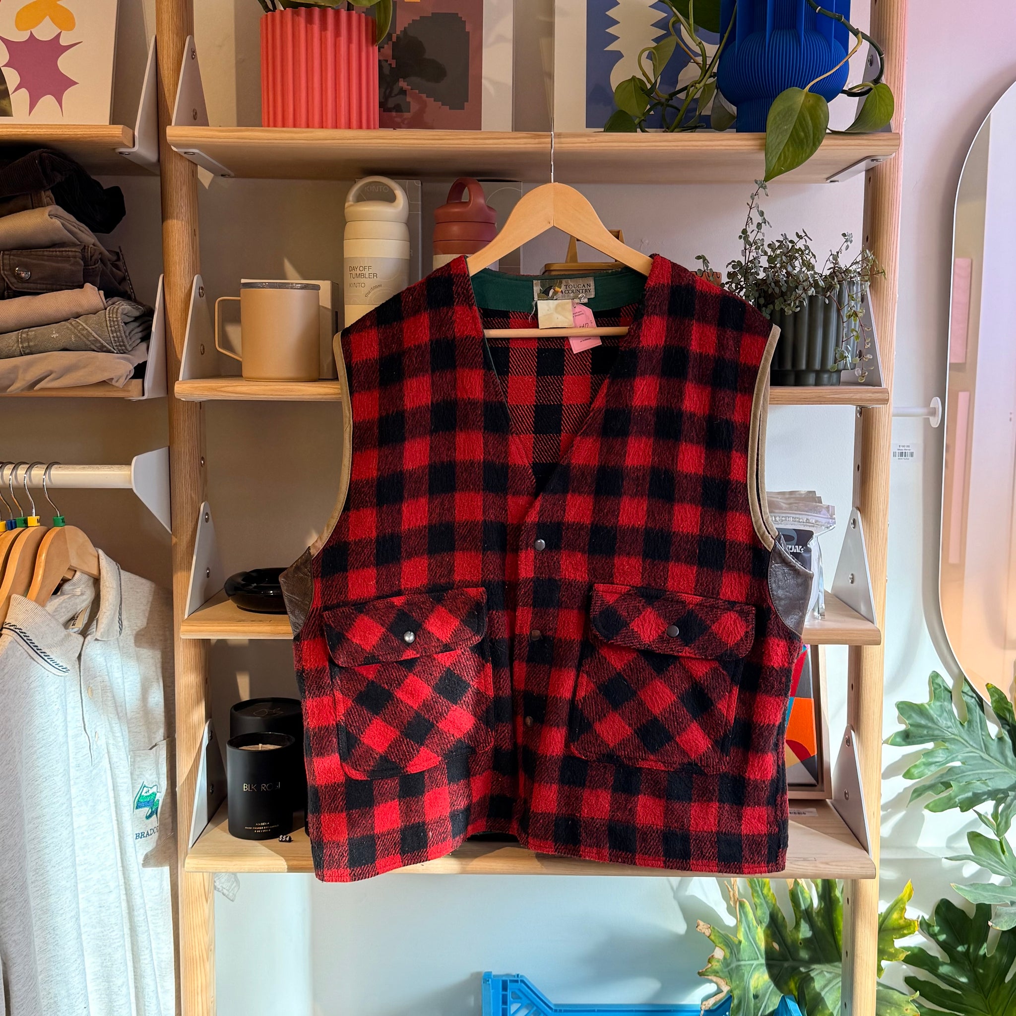 Plaid Vest | L