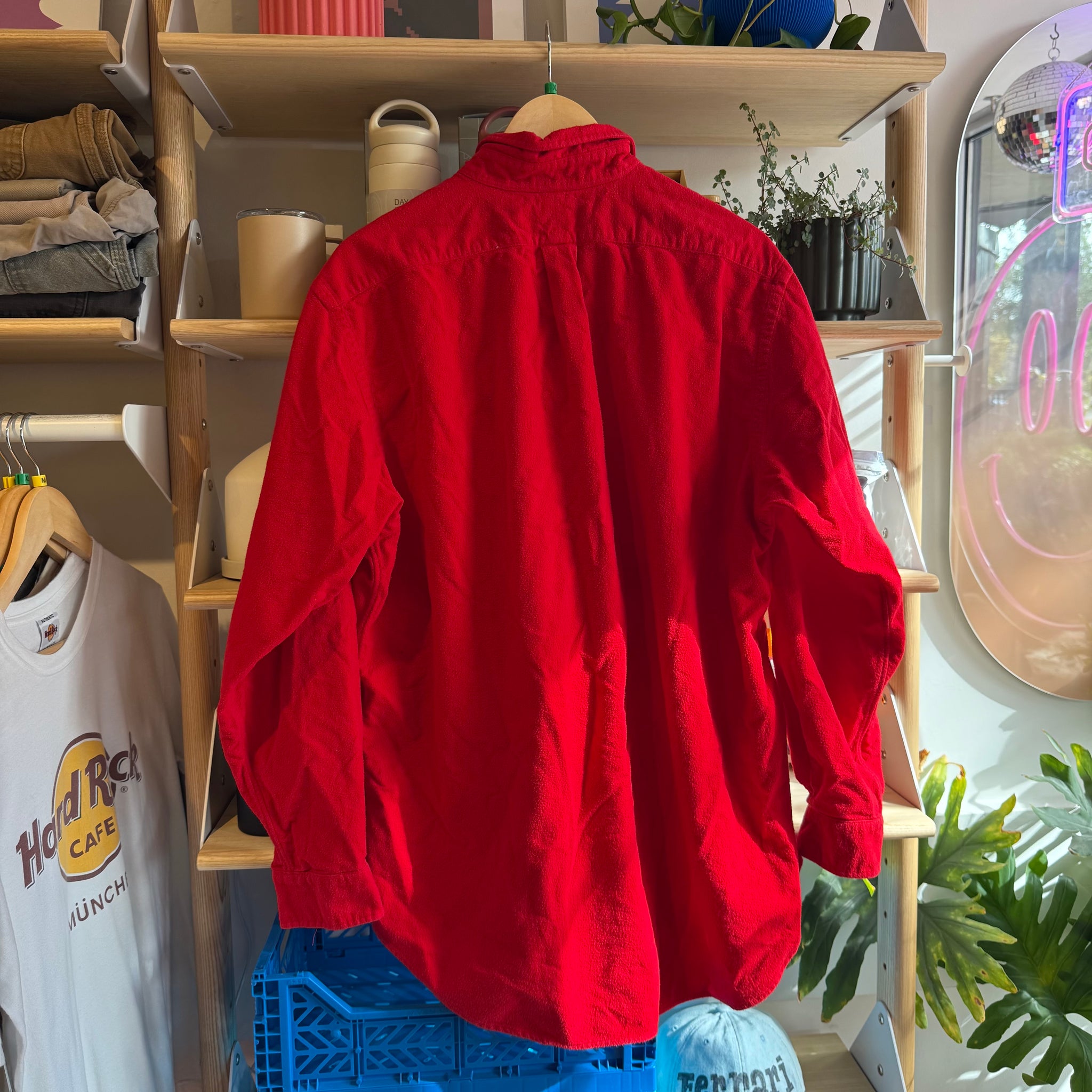 Red Ralph Lauren Button Up | XL