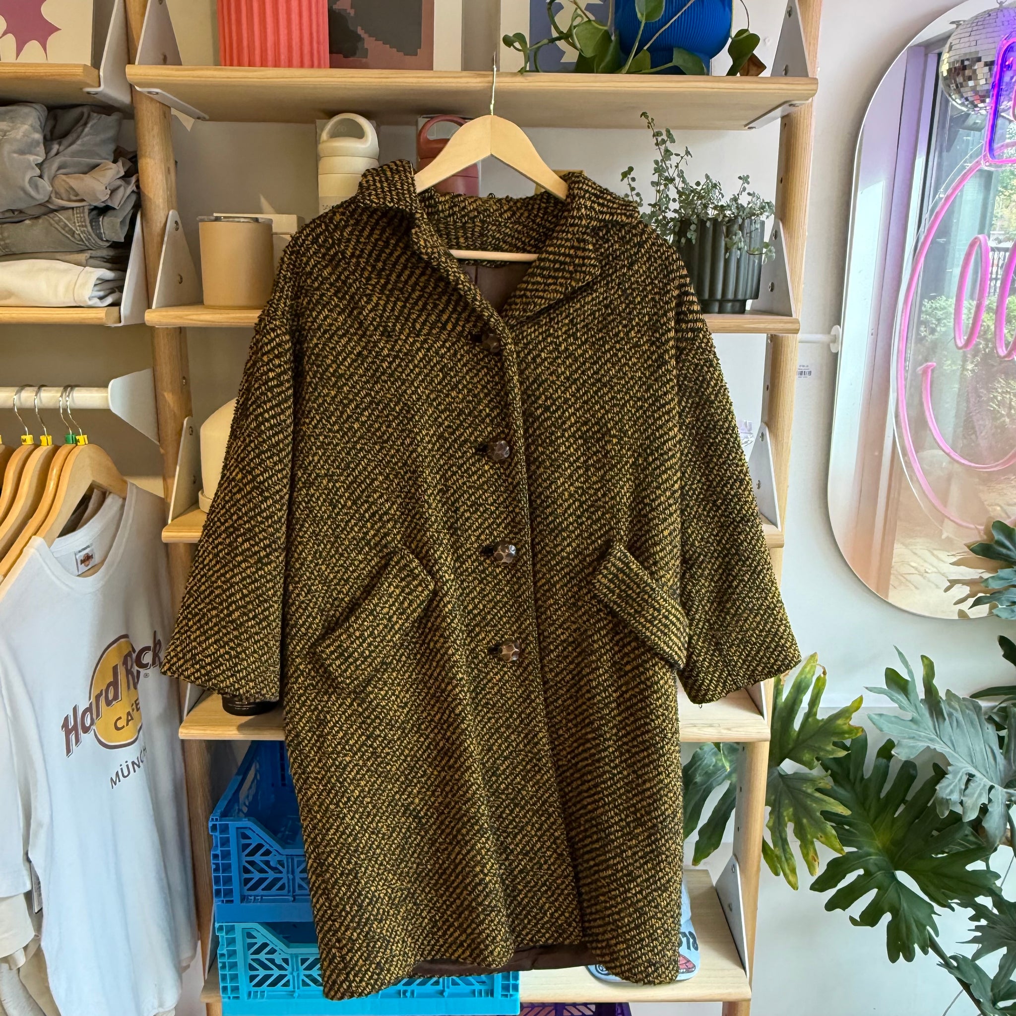 Tweed Wool Jacket | L