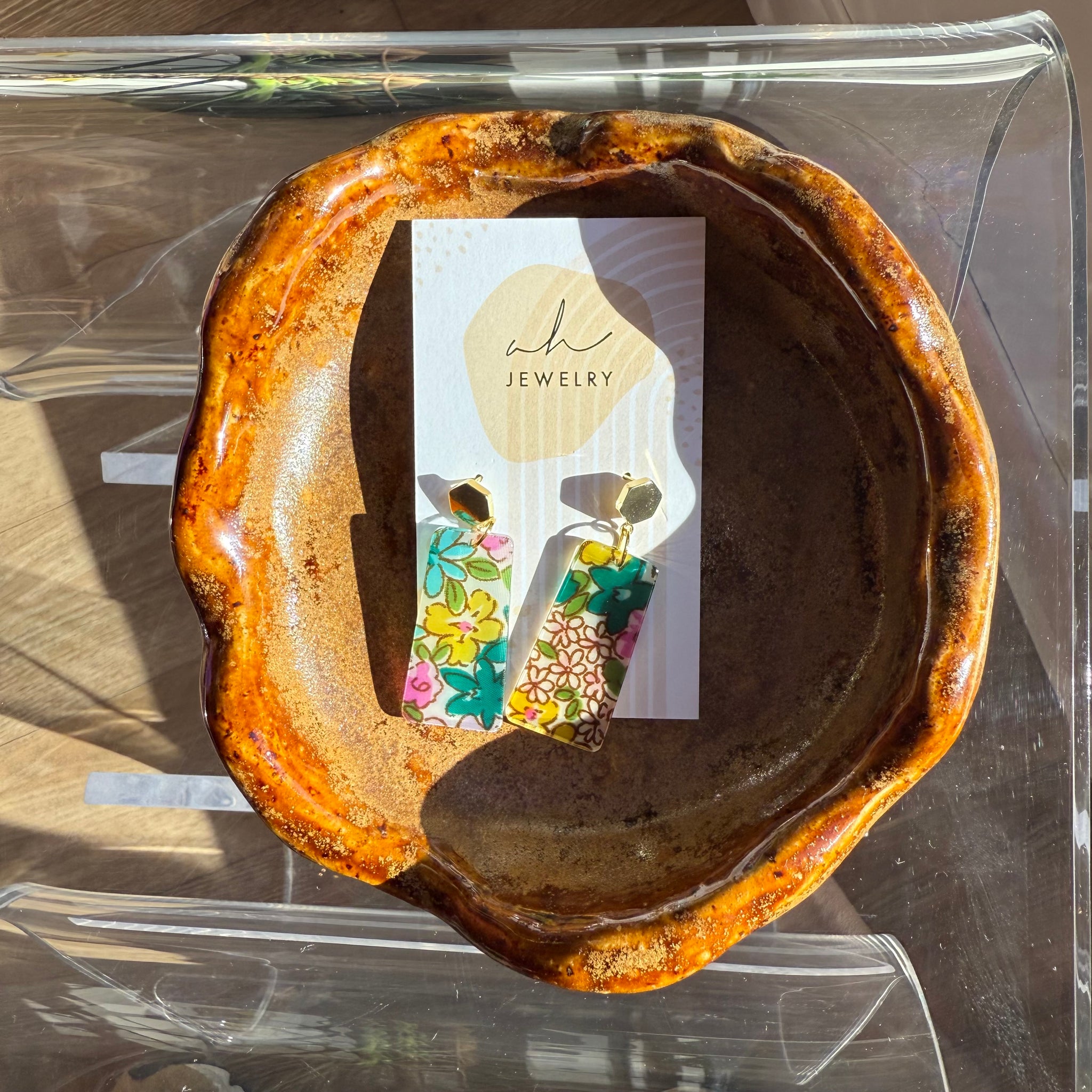 Floral Earrings | AH Designs