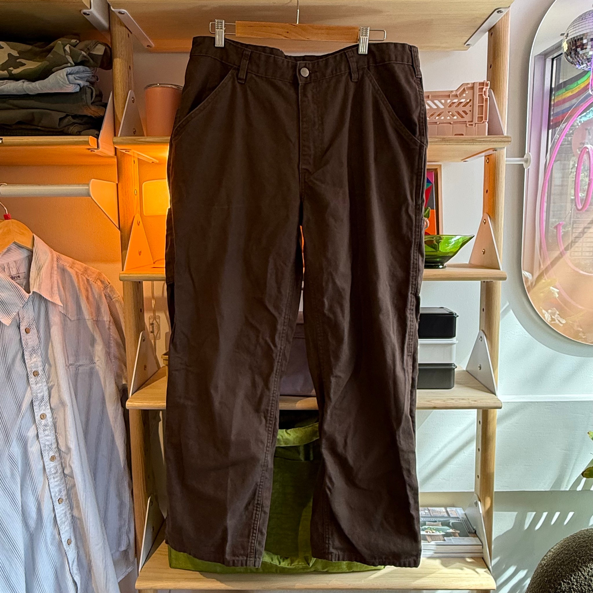 Brown Workwear Pants | 36
