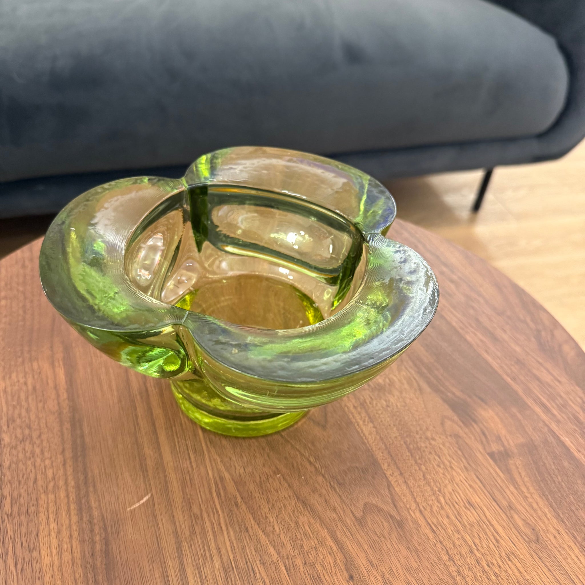Green Art Glass Bowl