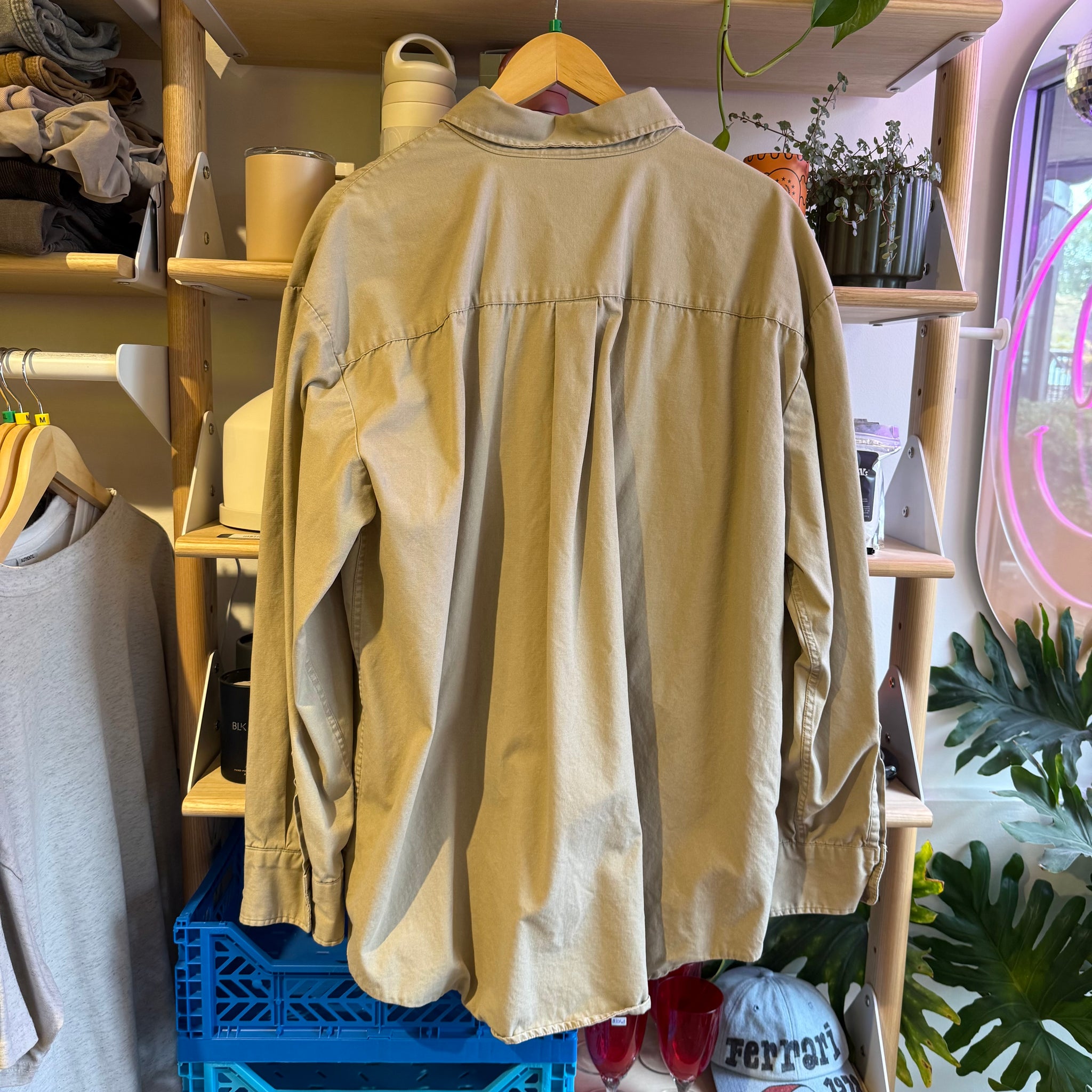 Beige Button Up | XL