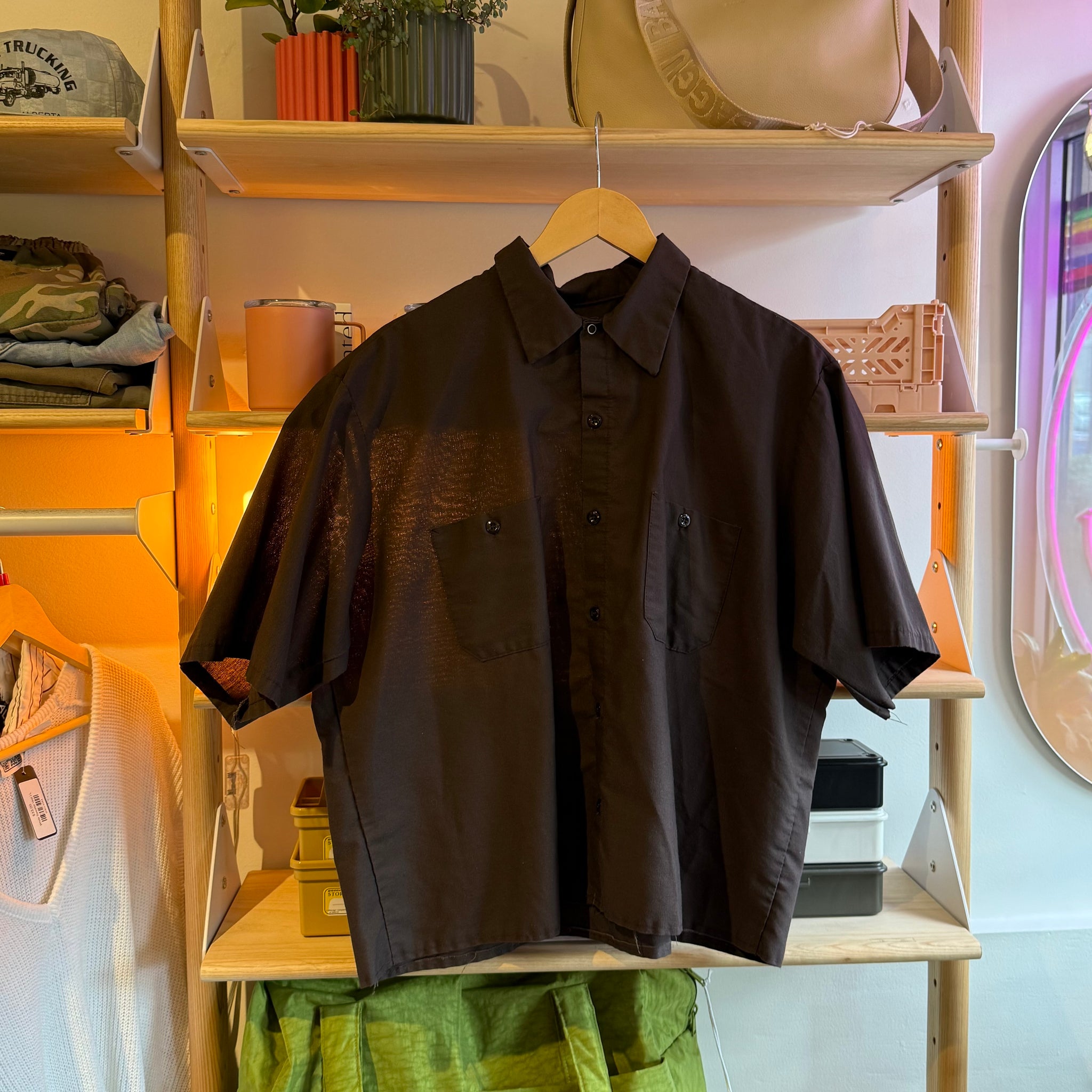 Brown Button Up | XL