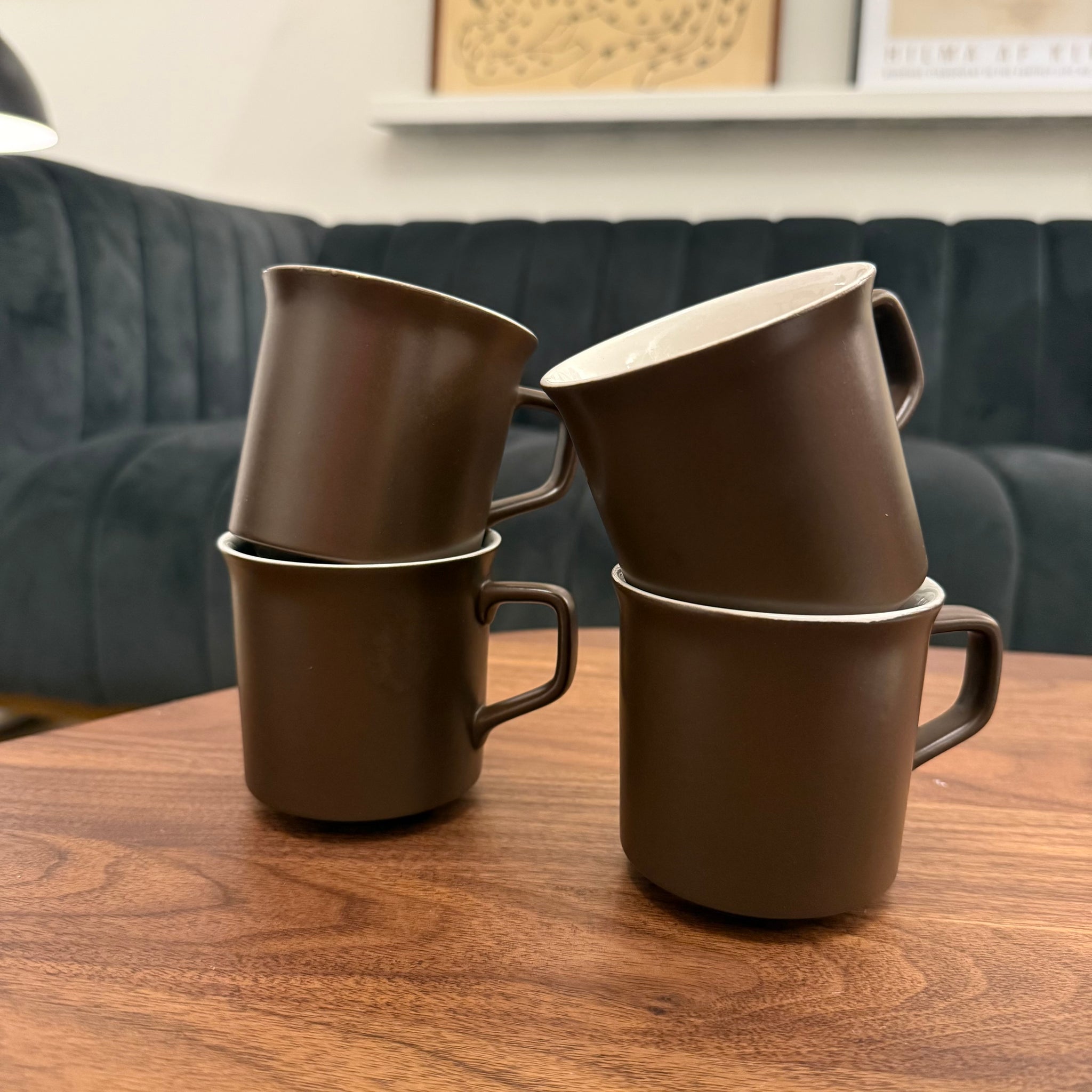 Brown Mugs | Set of 4