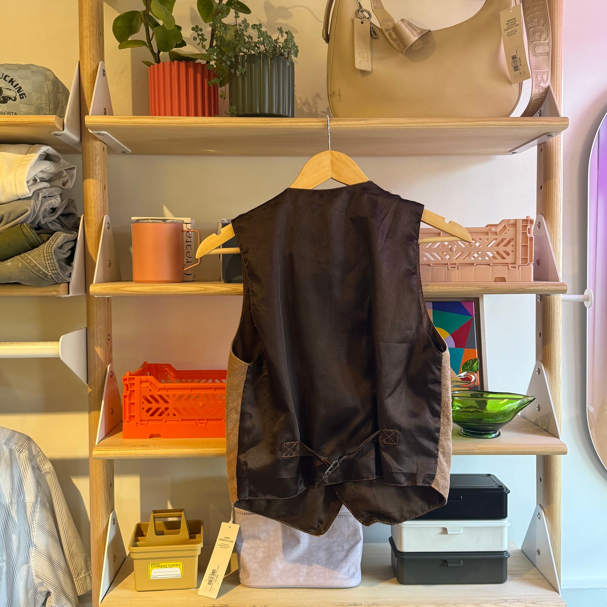 Tan Suede Vest | S