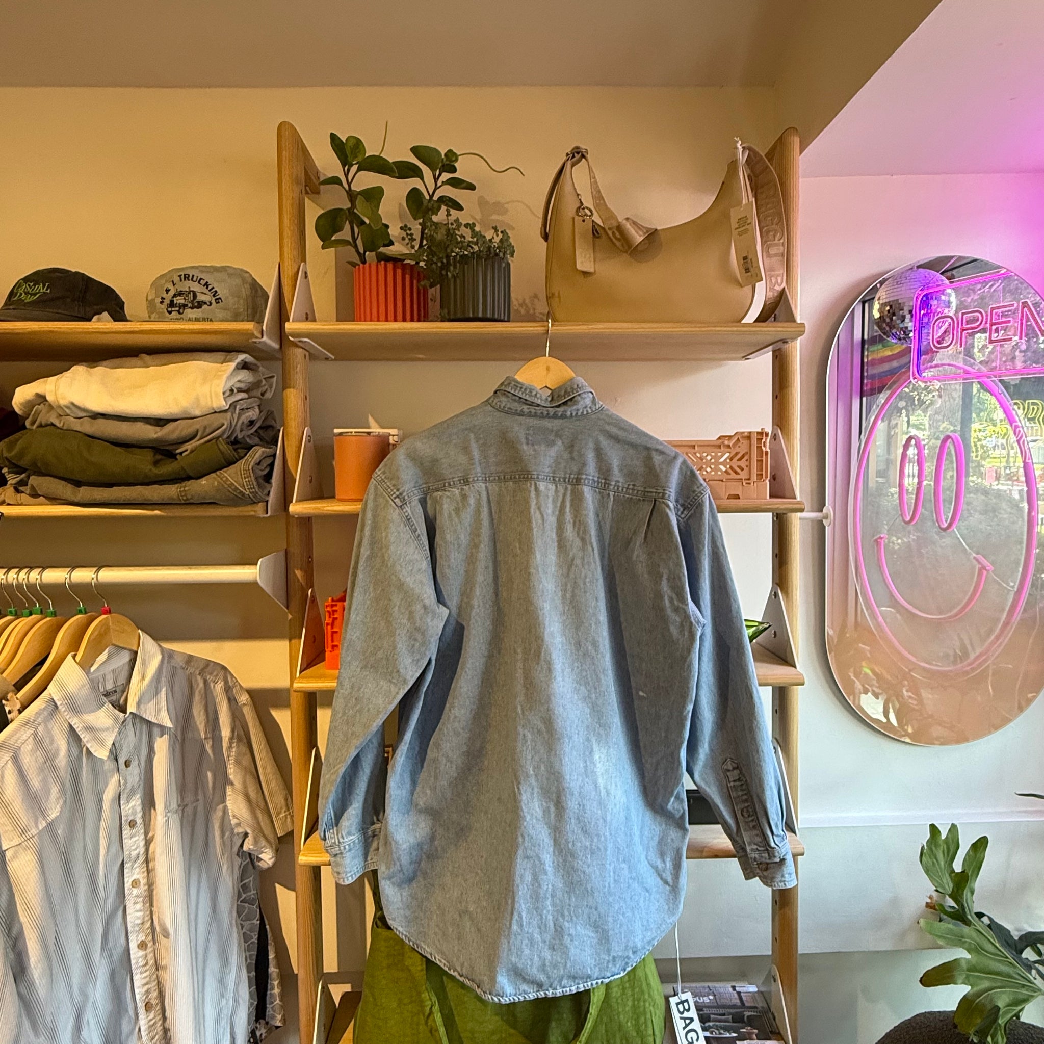 Denim Button Up  | L