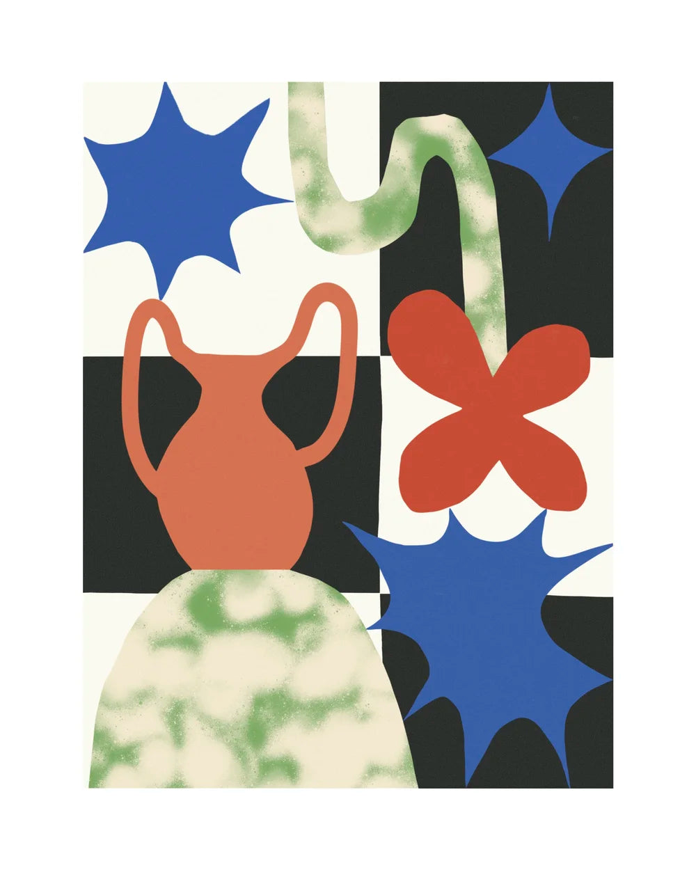 Blue Stars Art Print | Jae Polgar