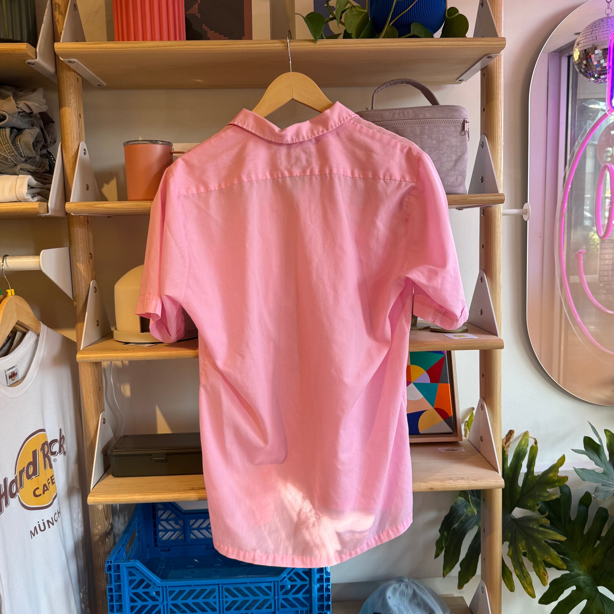 Pink Button Up | M