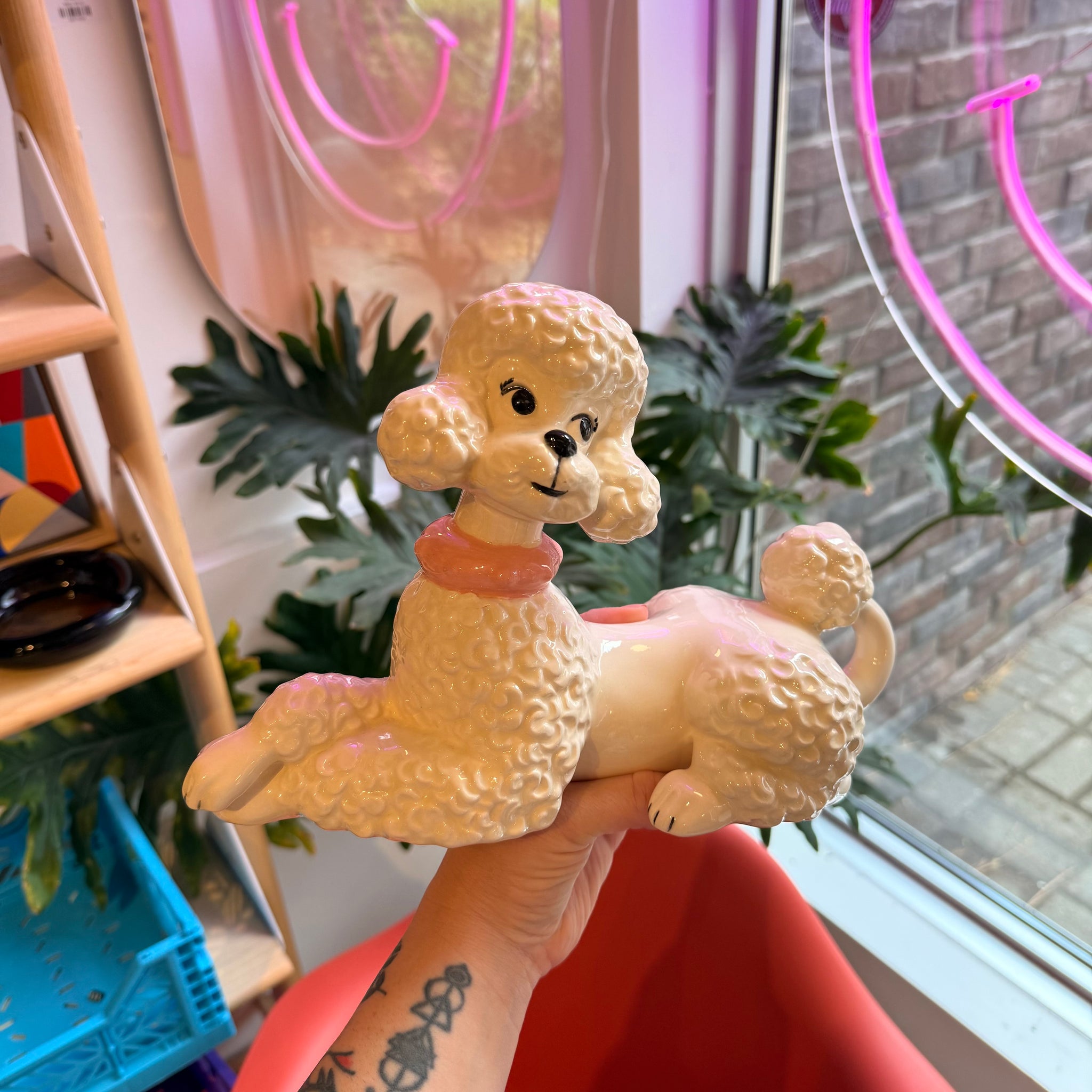 Atlantic Mold Ceramic Poodle Figurine