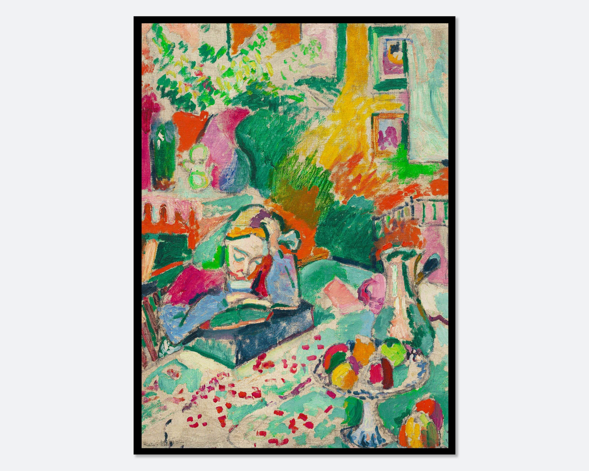 Interior with a Young Girl Reading | Henri Matisse