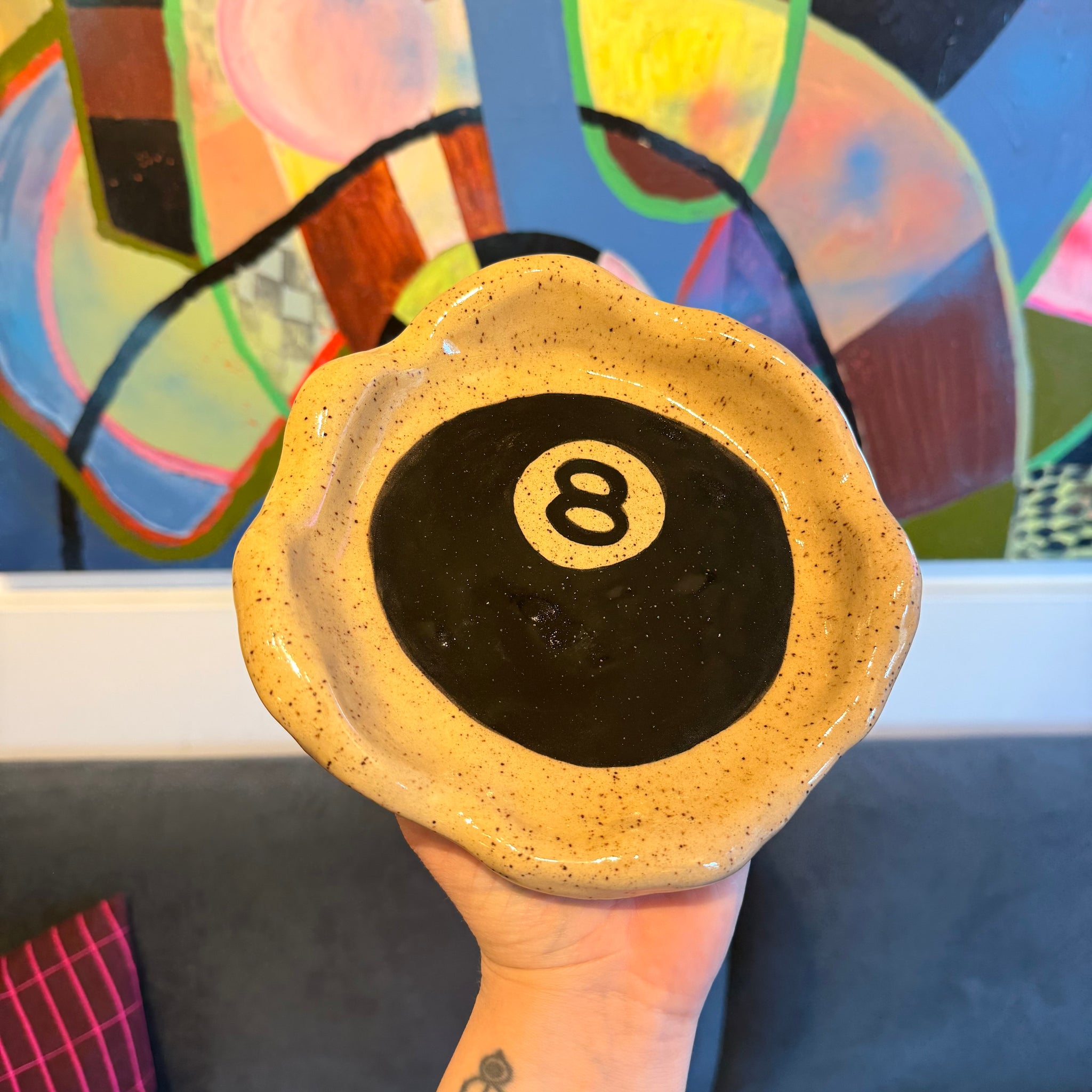 Large 8-Ball Blob Bowl | Lucky Lucky