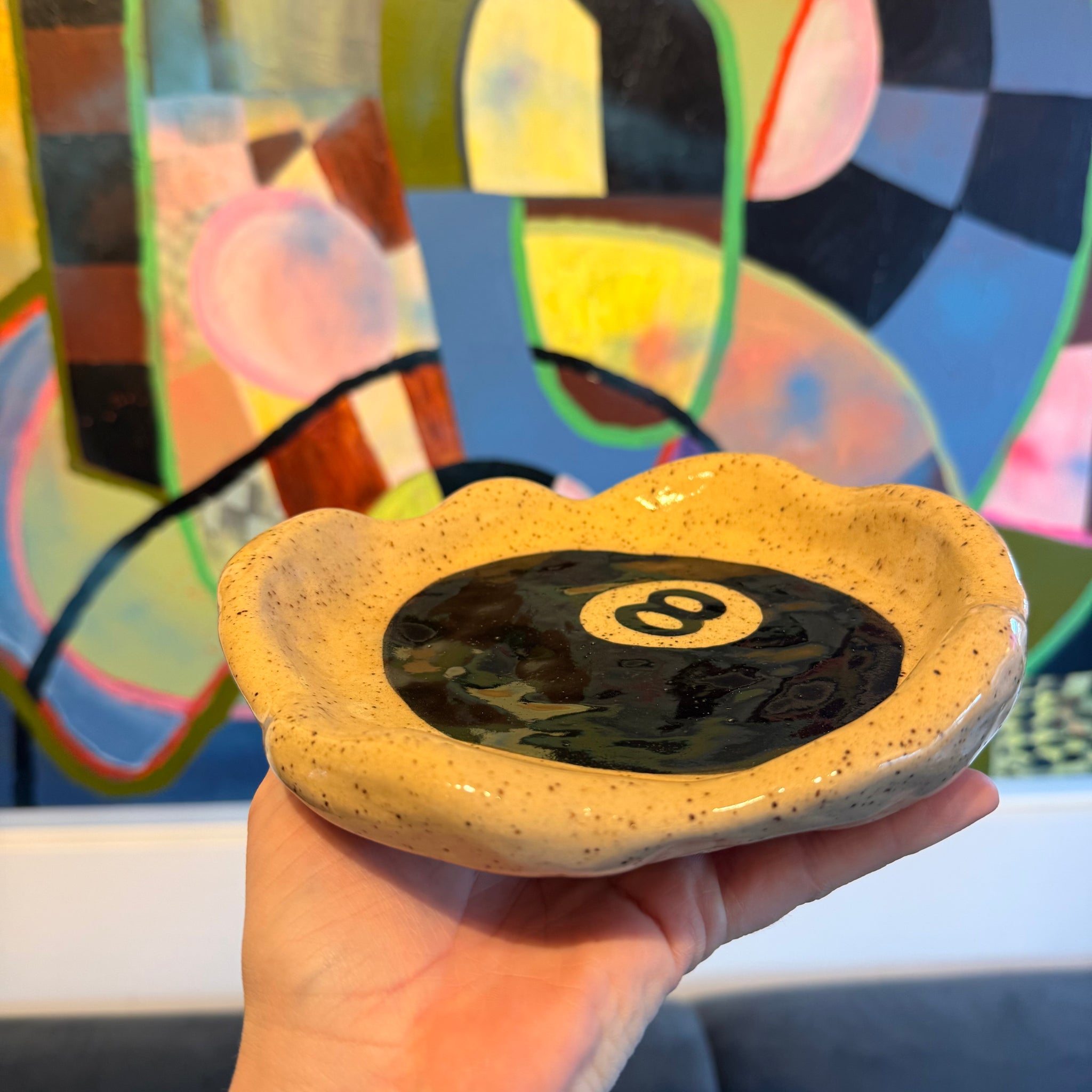 Large 8-Ball Blob Bowl | Lucky Lucky