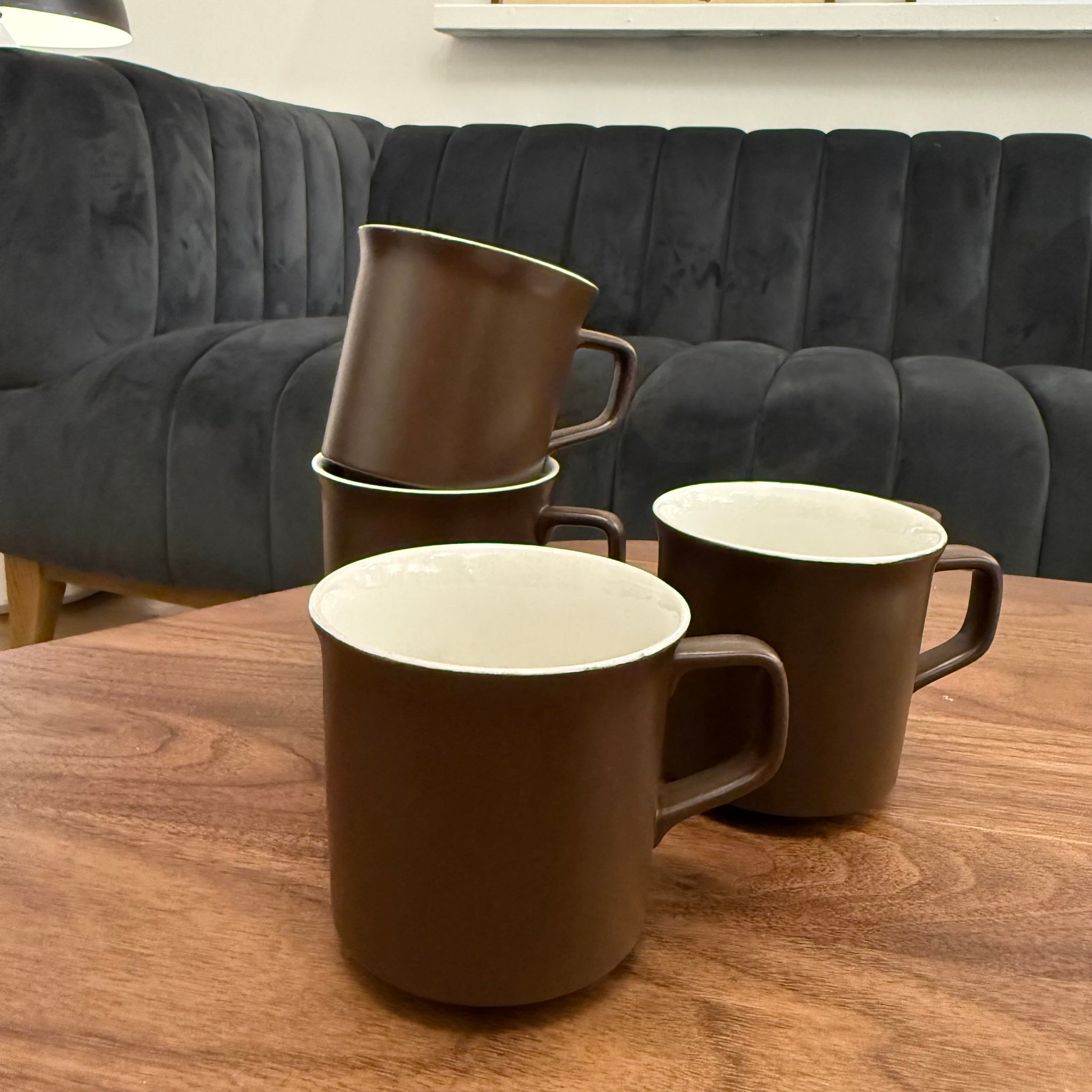 Brown Mugs | Set of 4