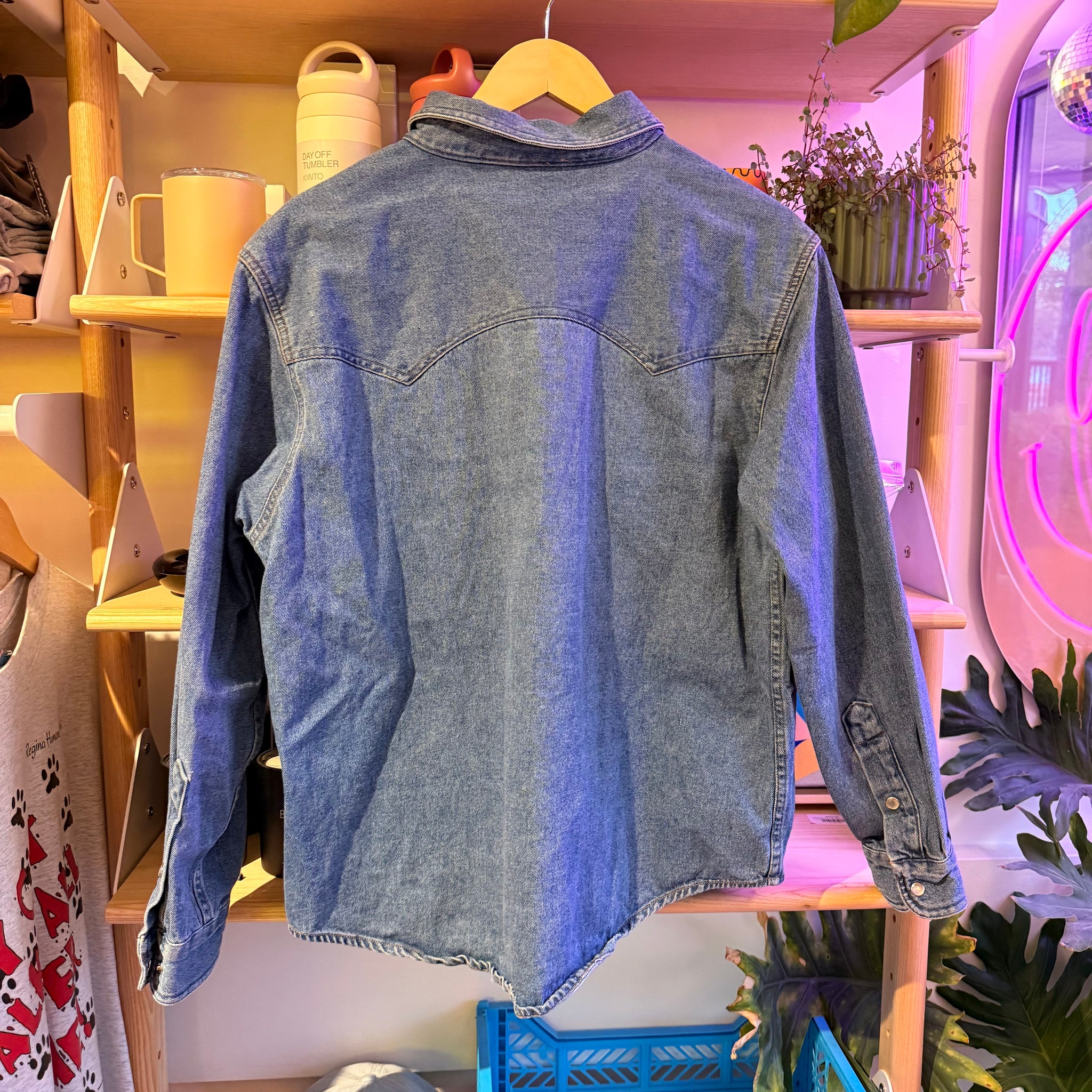 Denim Western Shirt | L