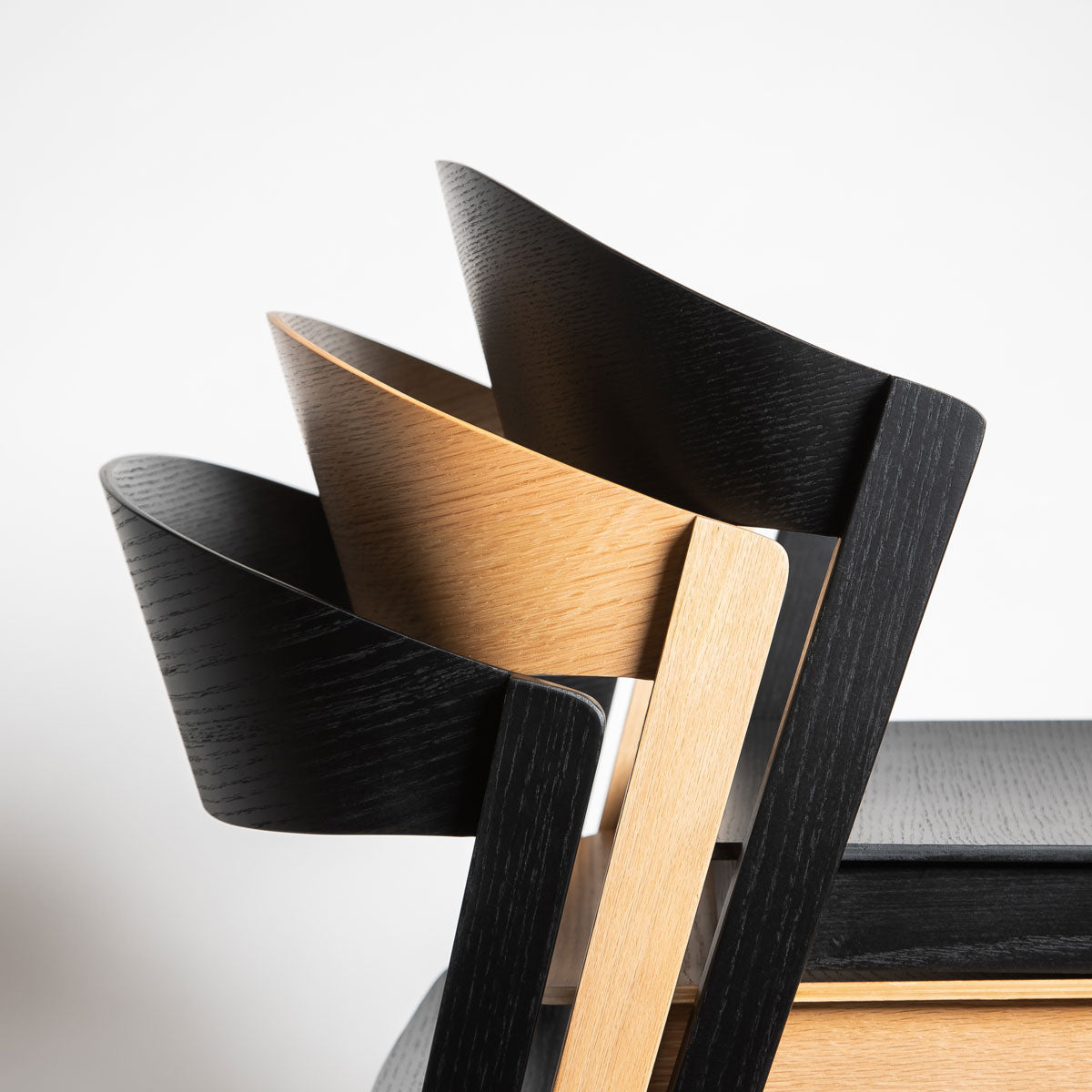 Astrid Stackable Chair - Black