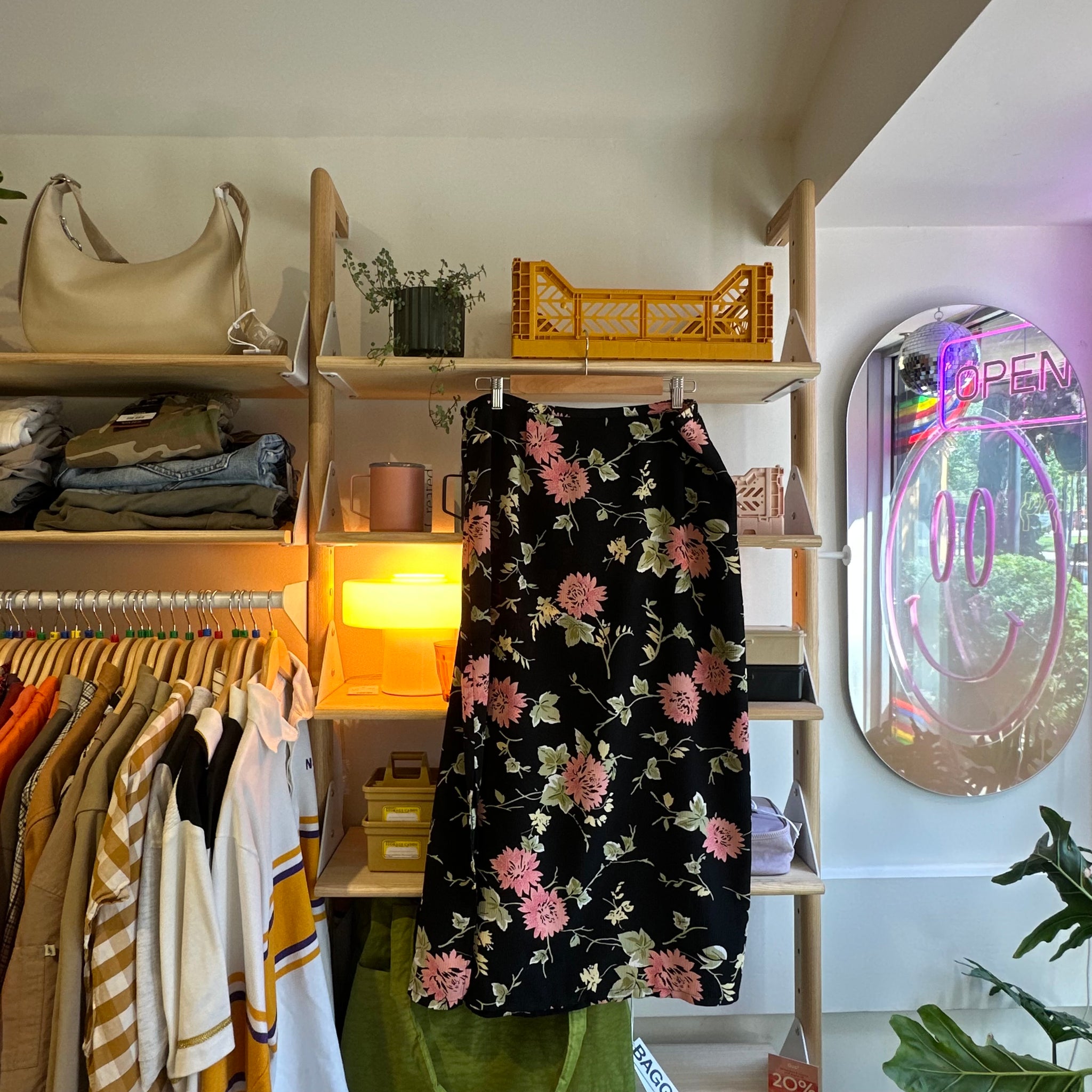 Pink Floral Skirt | 34