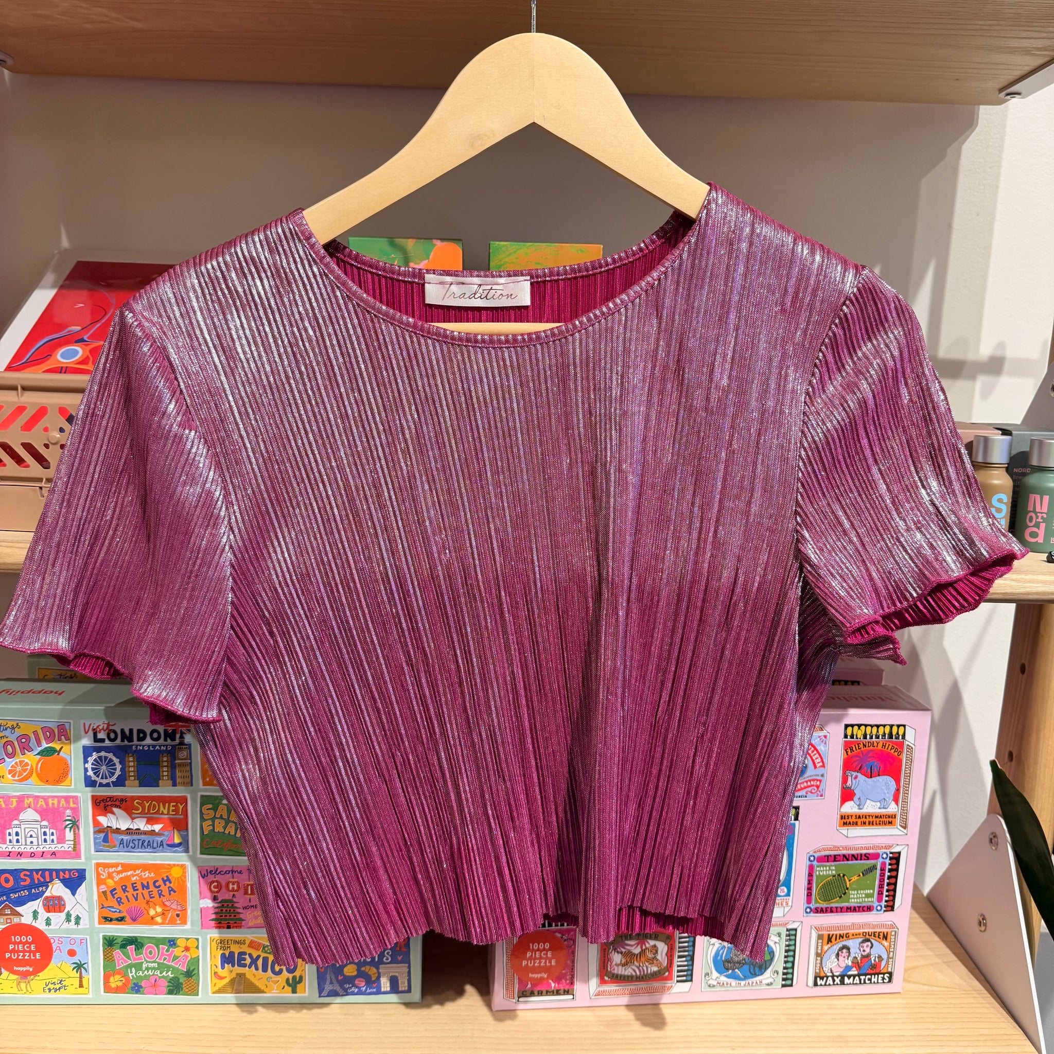 Shimmer Pink Tee | S-M