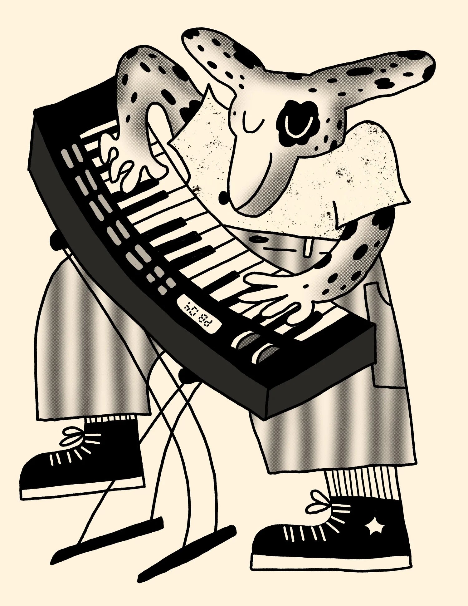 Synth Pup Print | Amery Sandford
